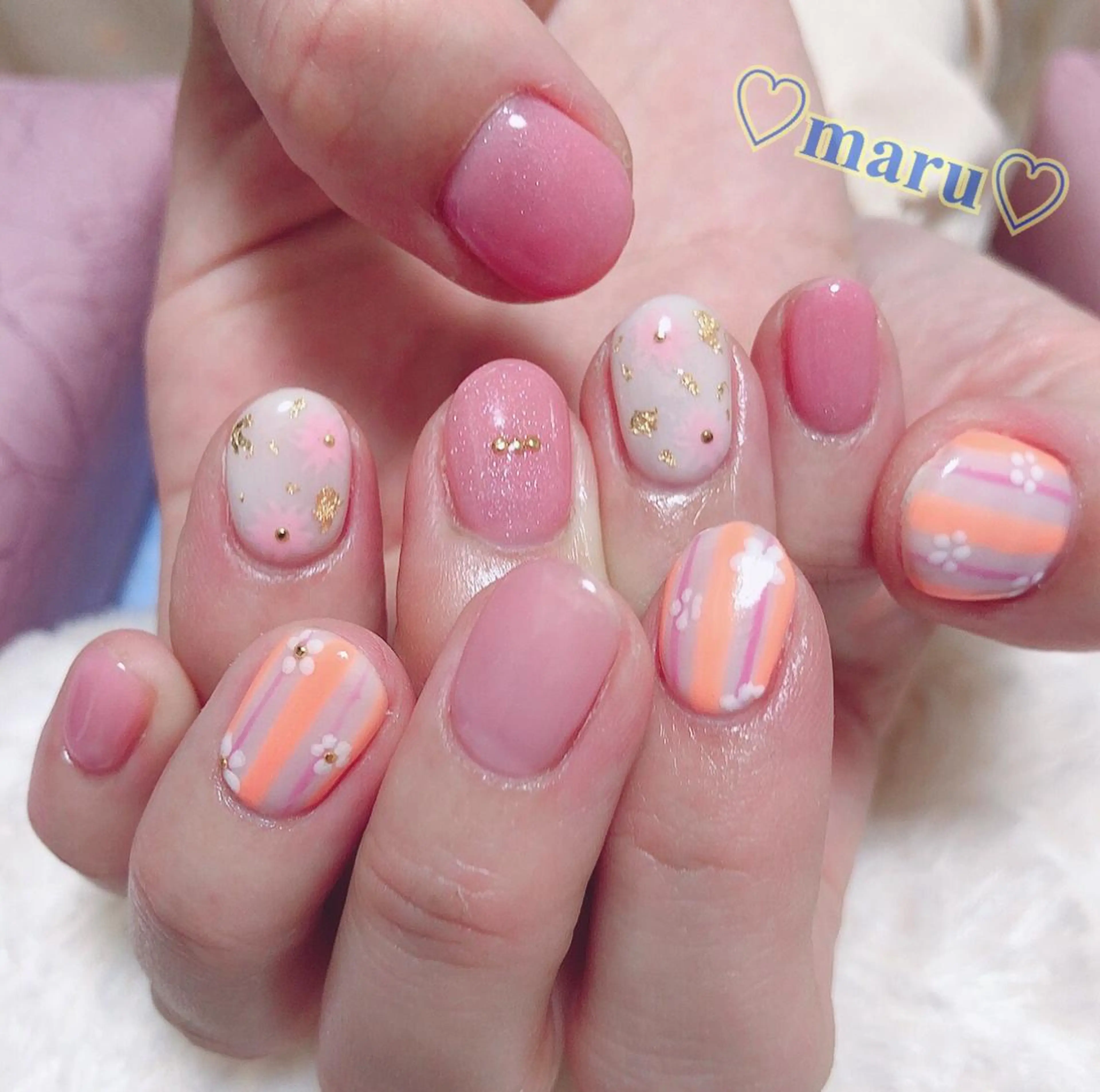 ネイル ハンドネイル フットネイル まるみ♡7/1〜値上 げ致します(>_<)のその他イメージ