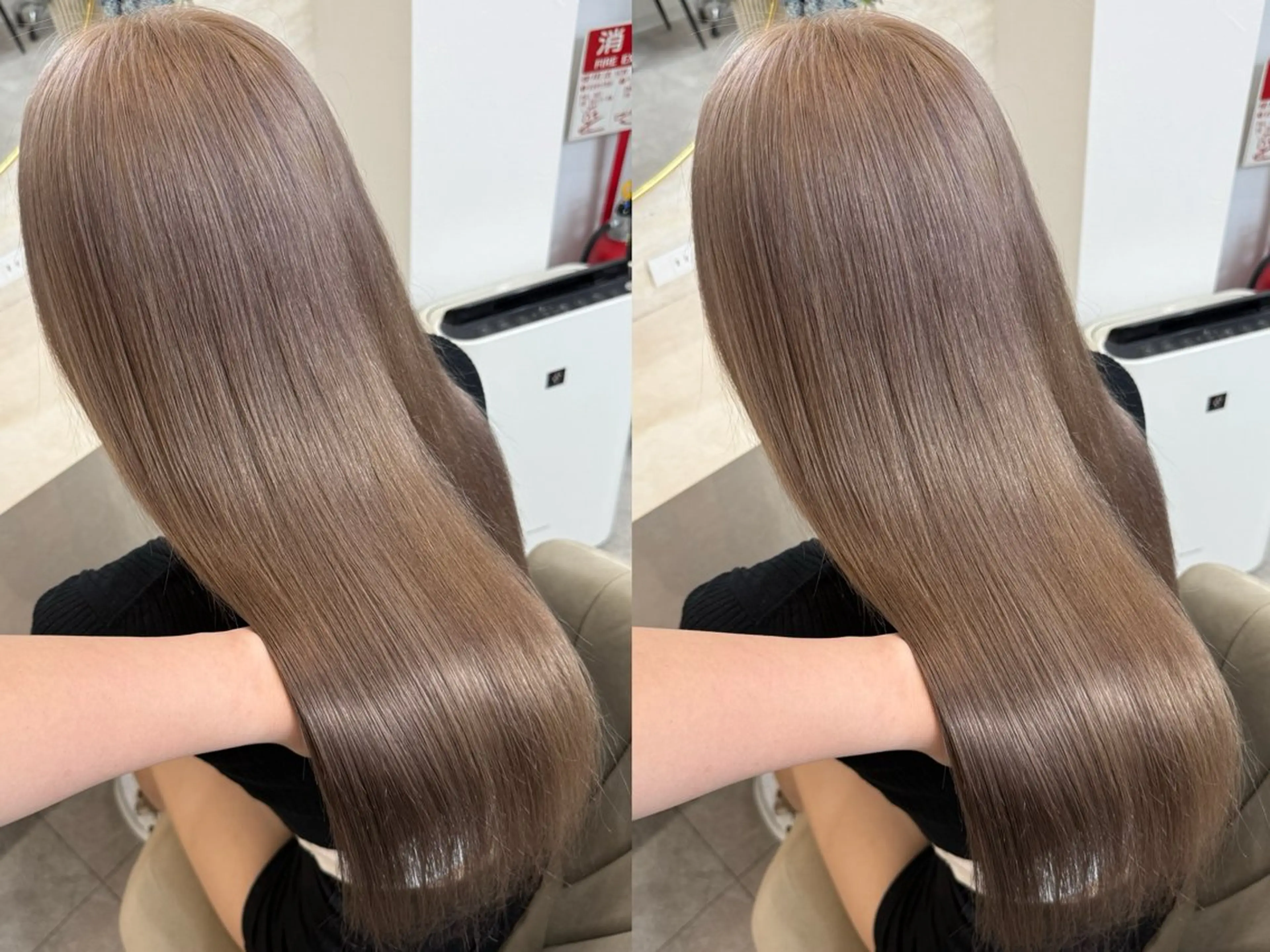 ロング カラー メンズ メンズブリーチ ベージュカラー ブリーチ ヘアカラー 🦁おとは🦁 EssbyLovisのヘアスタイル