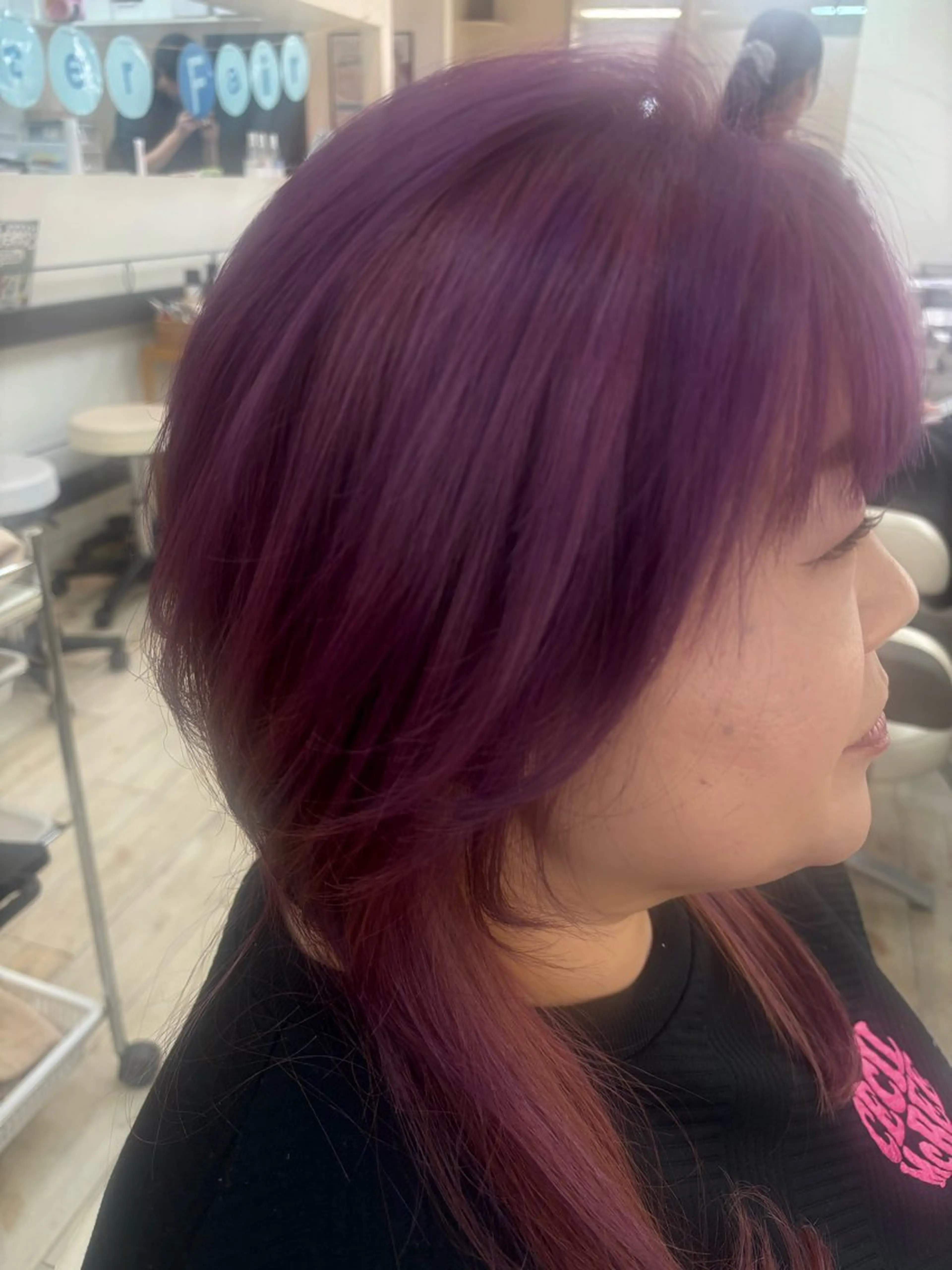 ロング カラー ヘアカラー ルプラボウ 石黒よう子のヘアスタイル