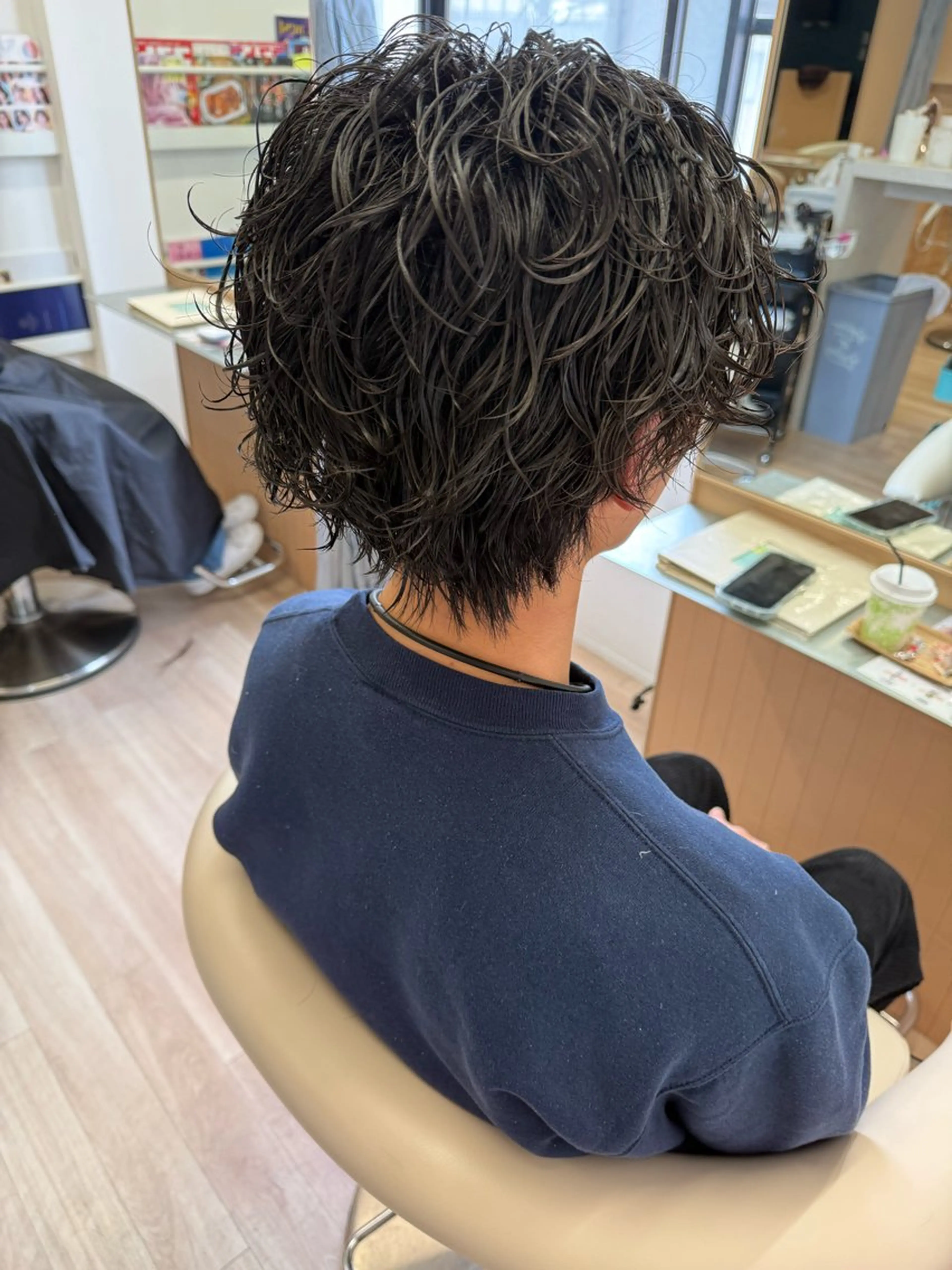 パーマ メンズ カット パーマ レイヤー/ショート chere狭山のヘアスタイル