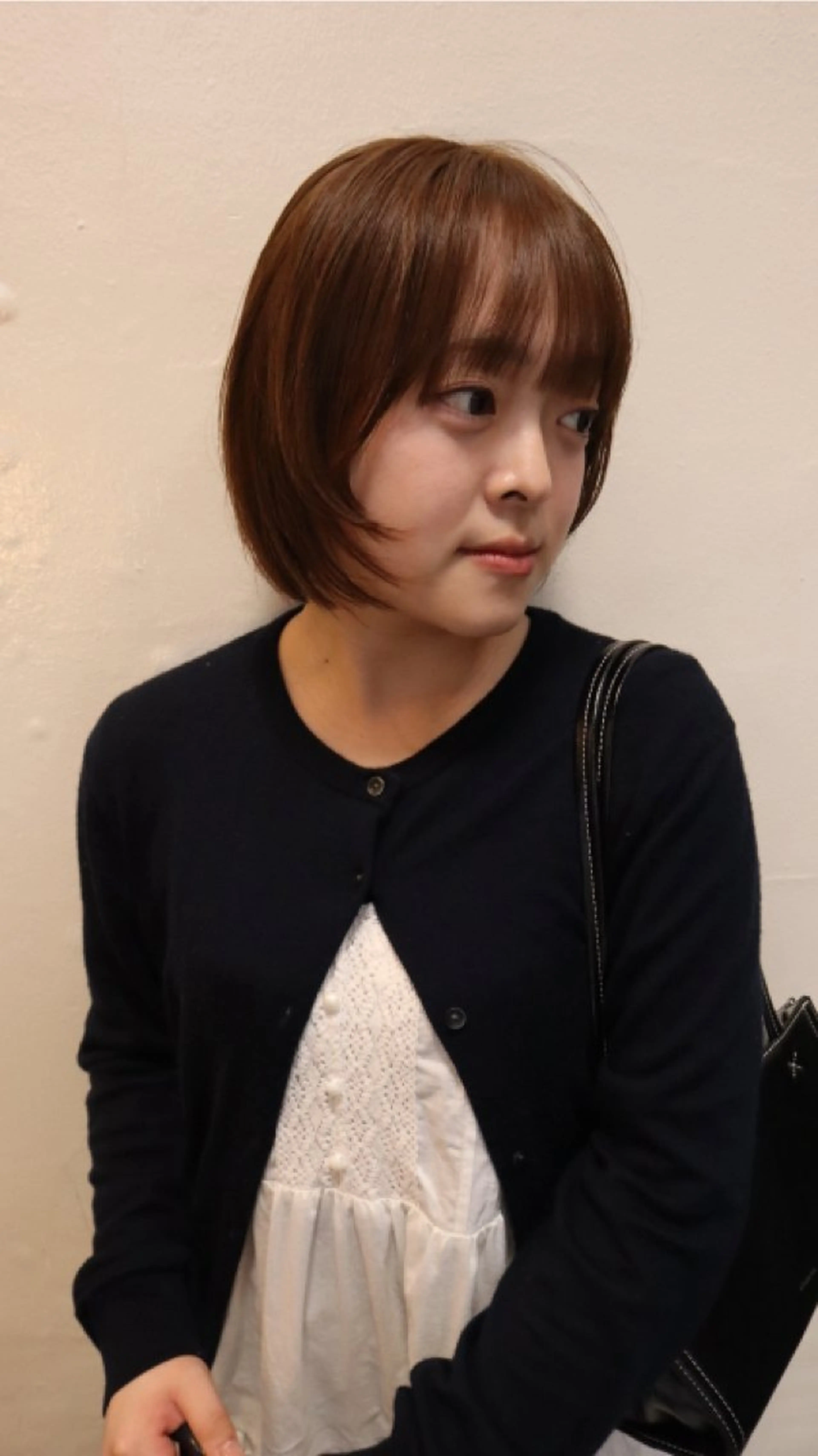 ショート カット ヘアカラー トリートメント レイヤー/ボブ/ 透明感カラー/ニワのヘアスタイル