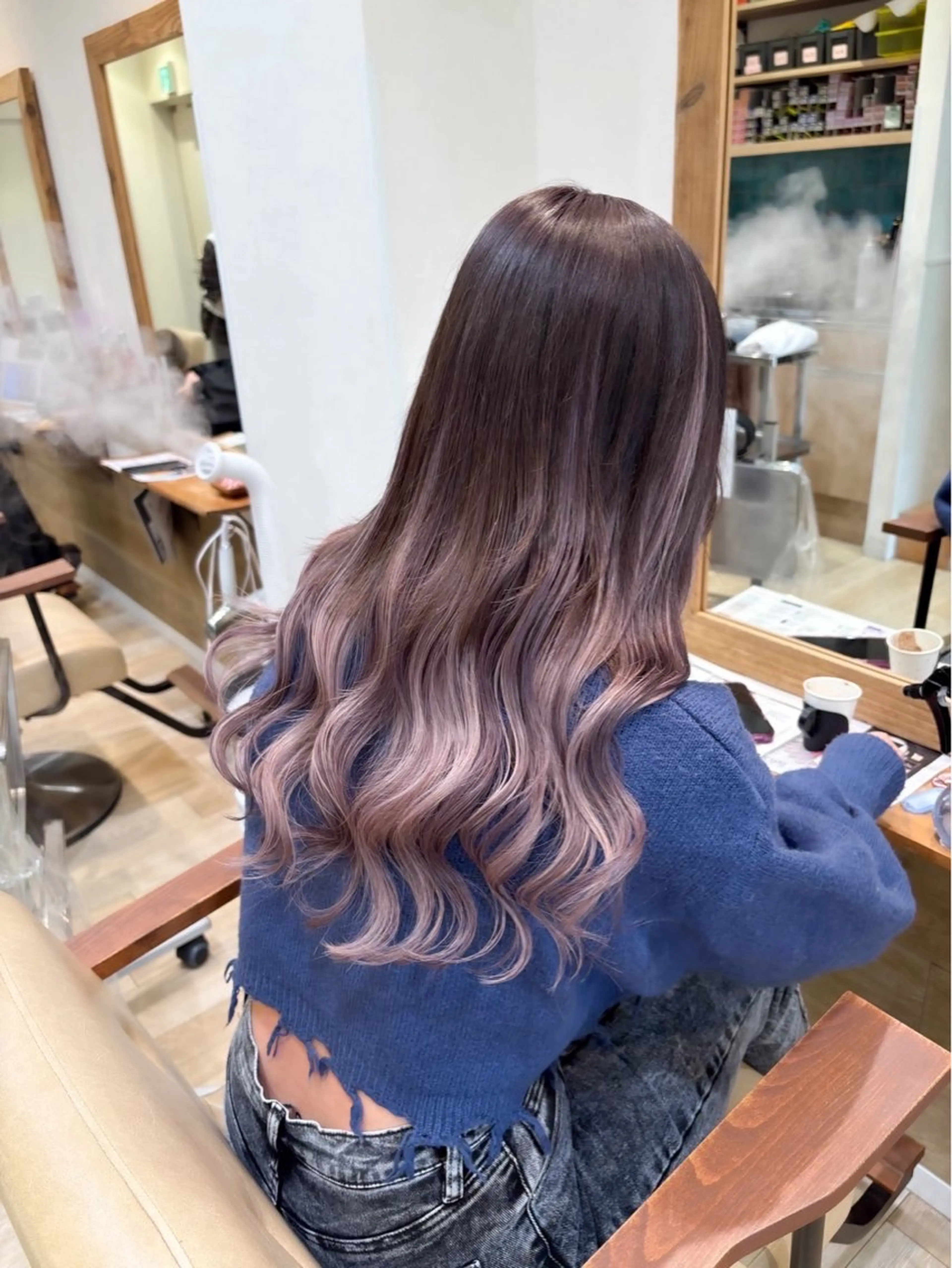 SOU/エクステ /ダブルカラーのヘアスタイル