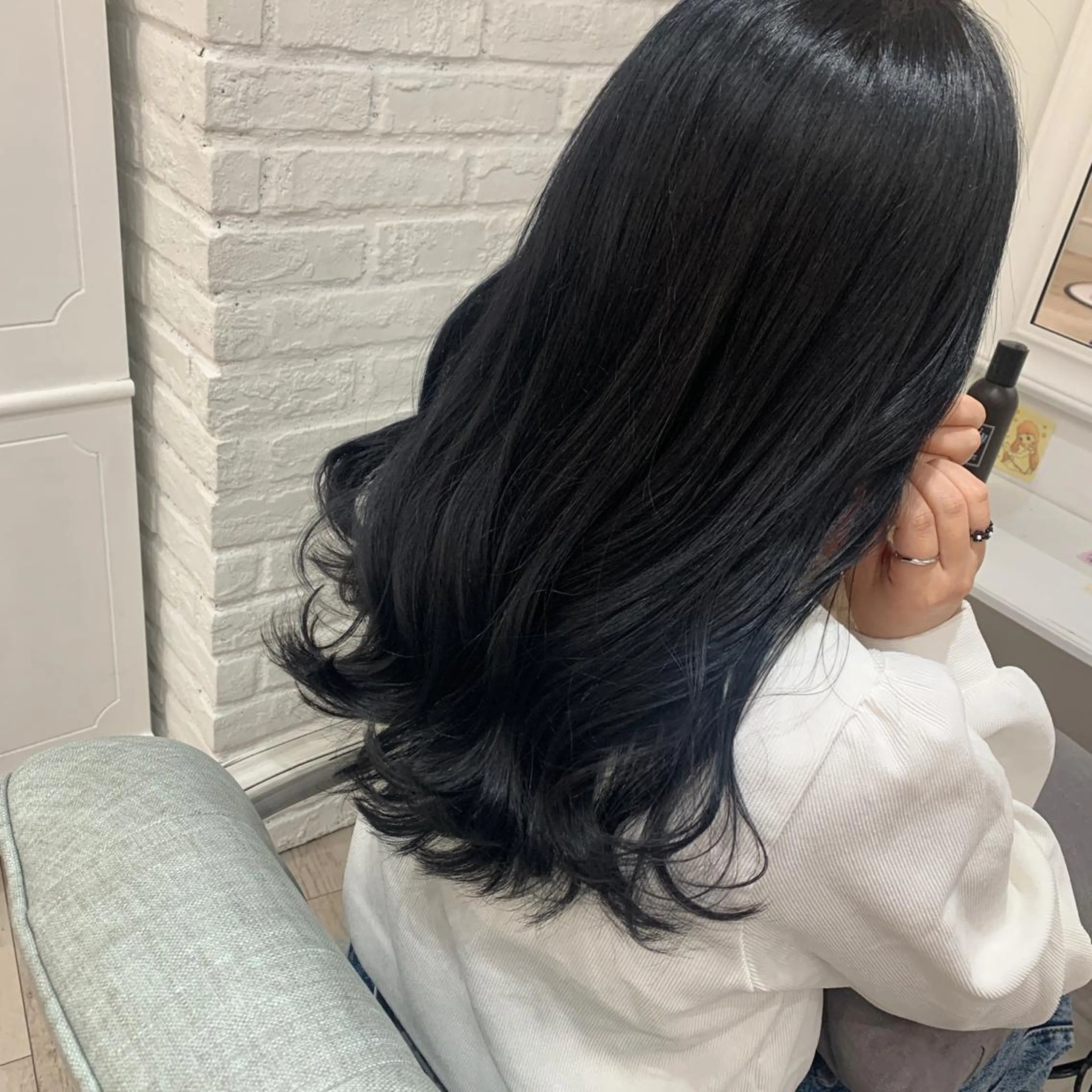 セミロング カラー HARUKA韓国ヘア /Luana梅田のヘアスタイル