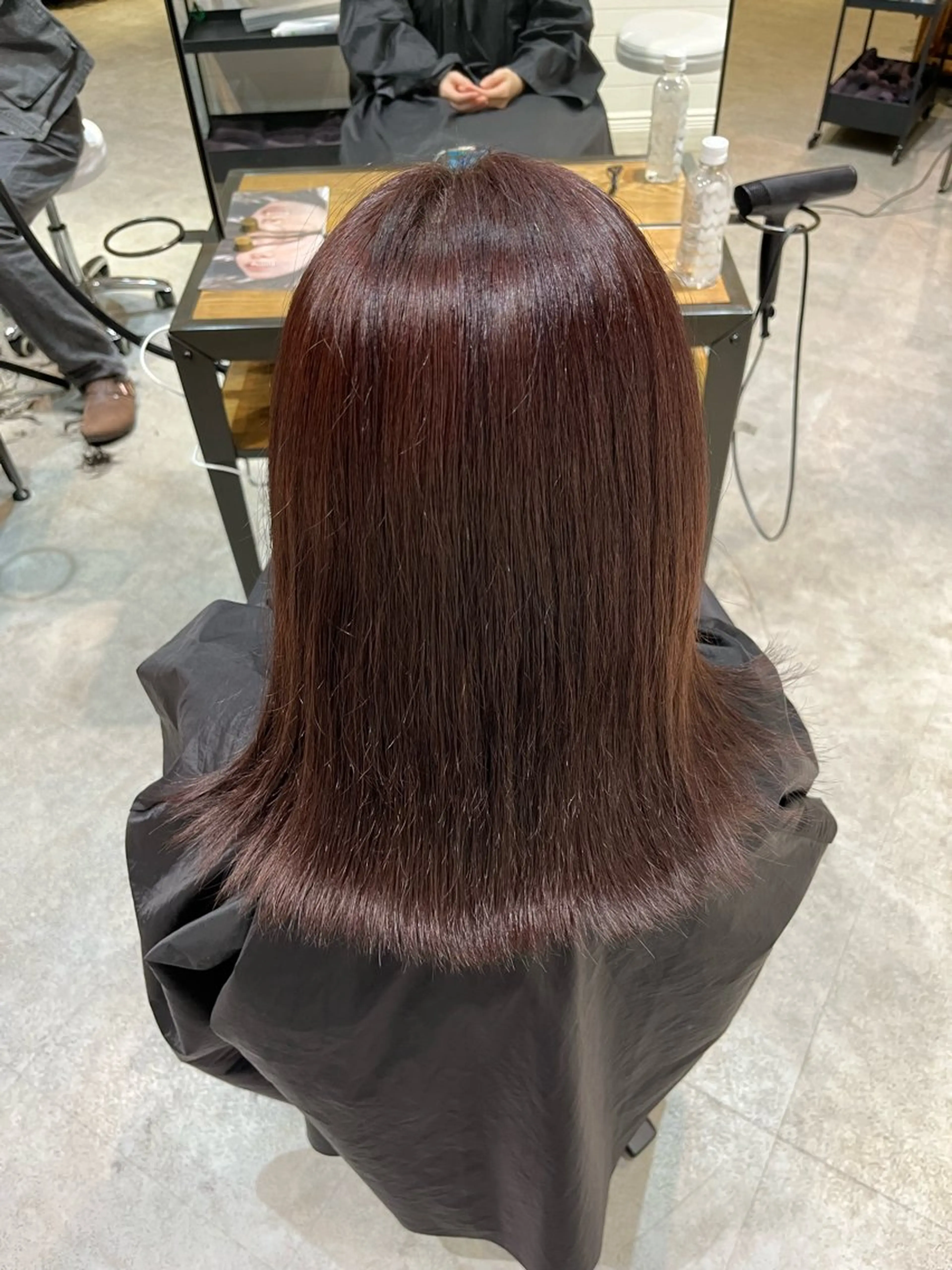 カラー ブリーチ 透明感カラー ラベンダーカラー ブリーチなしカラー ヘアカラー トリートメント ヘッドスパ 無料カットモデル募集 ／ueno aiのヘアスタイル