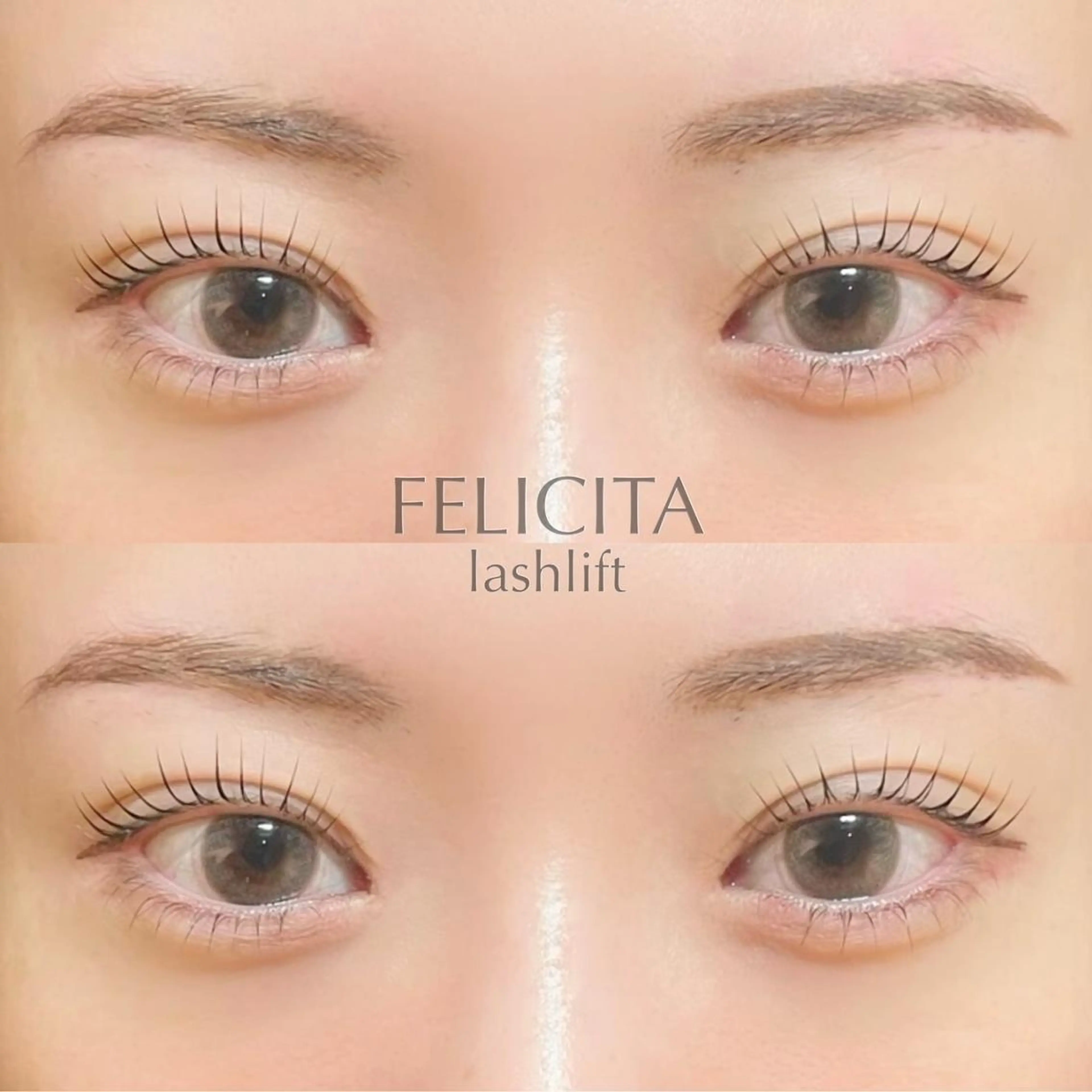 上下まつ毛パーマ。パリジェンヌラッシュリフトのデザインも可能。の写真