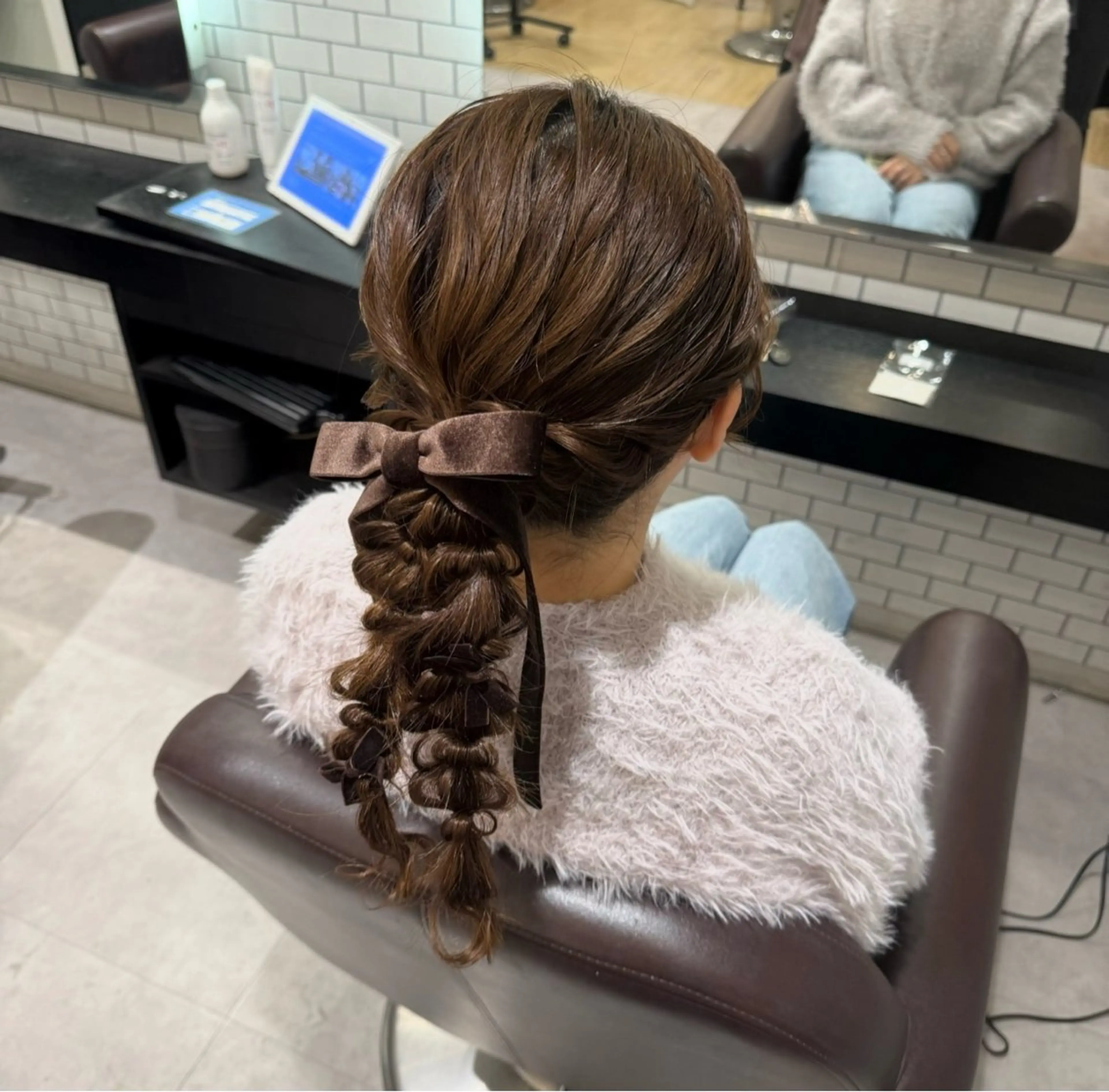 セミロング ヘアアレンジ 🎀ヘアアレンジ 🎀ななみのヘアスタイル