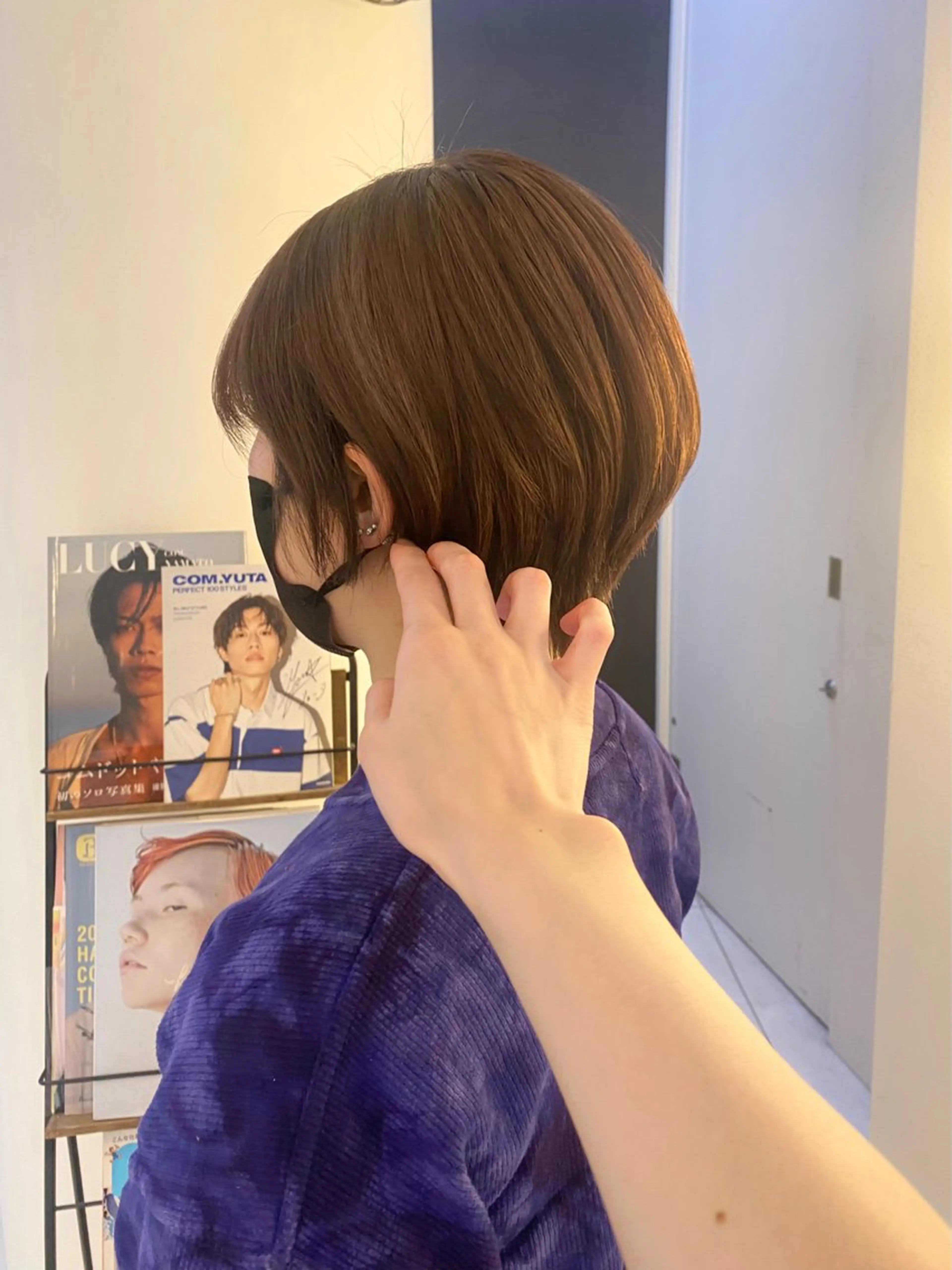 ショート カラー ブラウンカラー カット ヘアカラー トリートメント mai / linoah˚✧のヘアスタイル