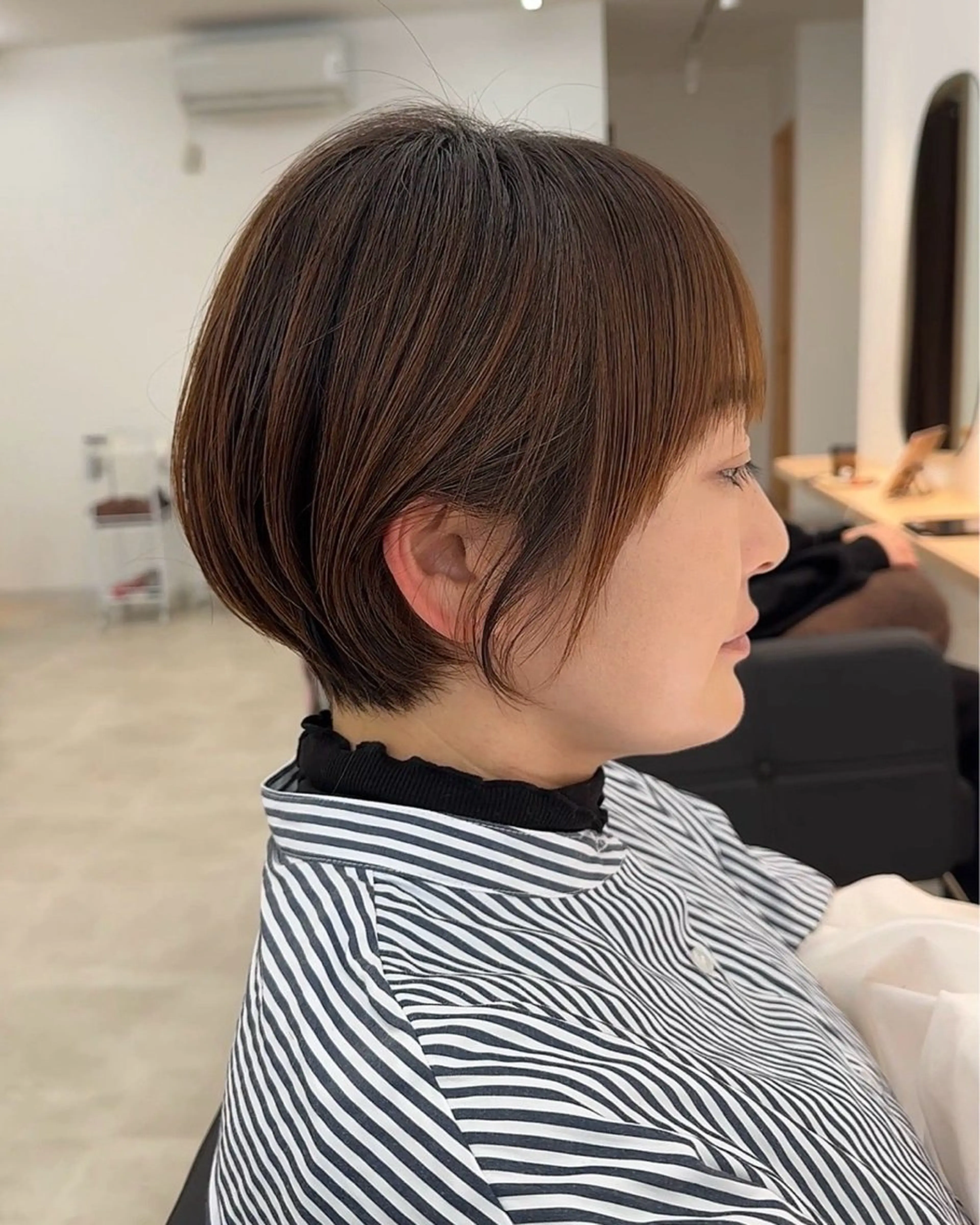 ショート mizuki🌙 ︎︎ショートカット◎のヘアスタイル