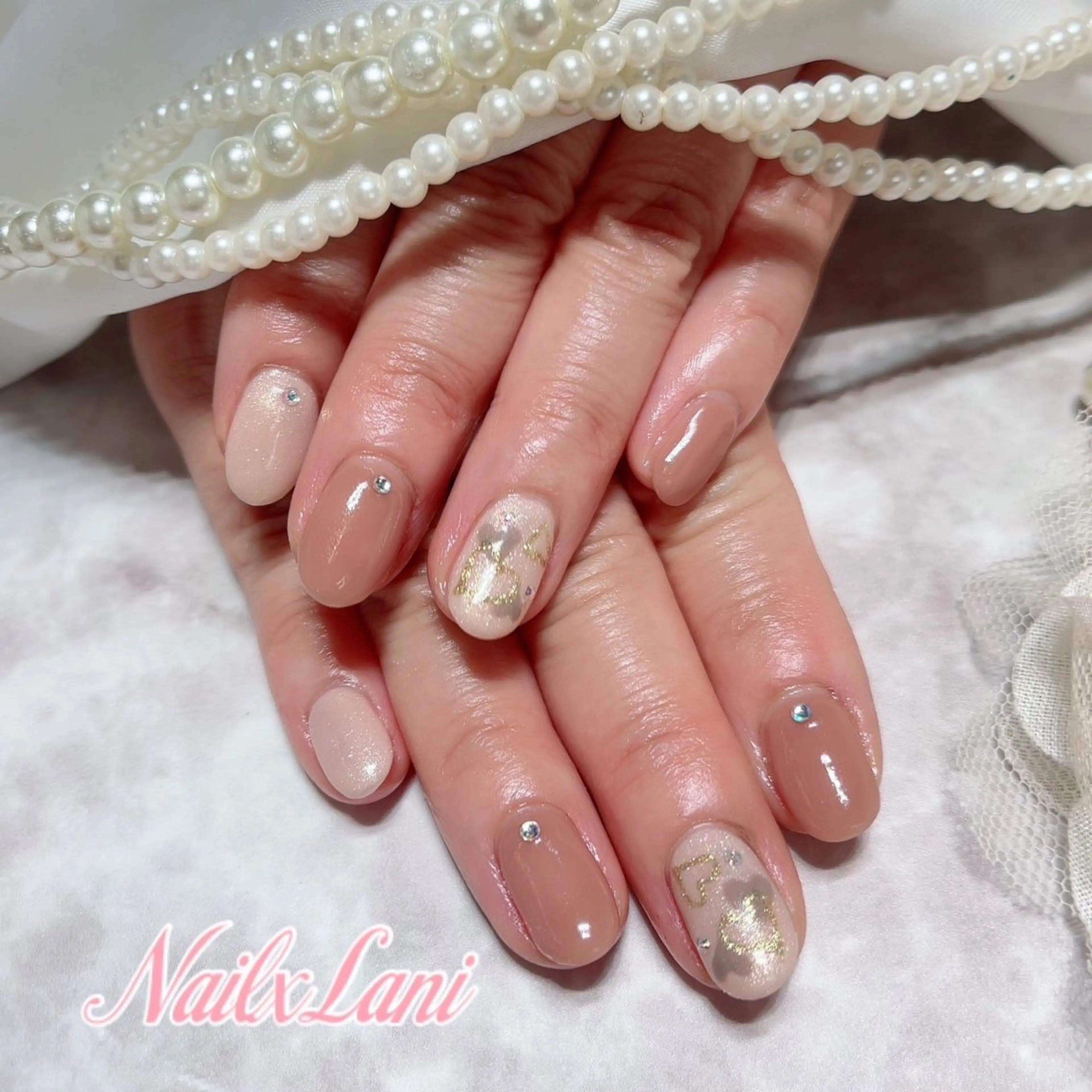 ネイル フットネイル ジェルネイル マグネットネイル パラジェル 練馬駅近ネイルラニ 不細工爪90分で美爪のネイルデザイン