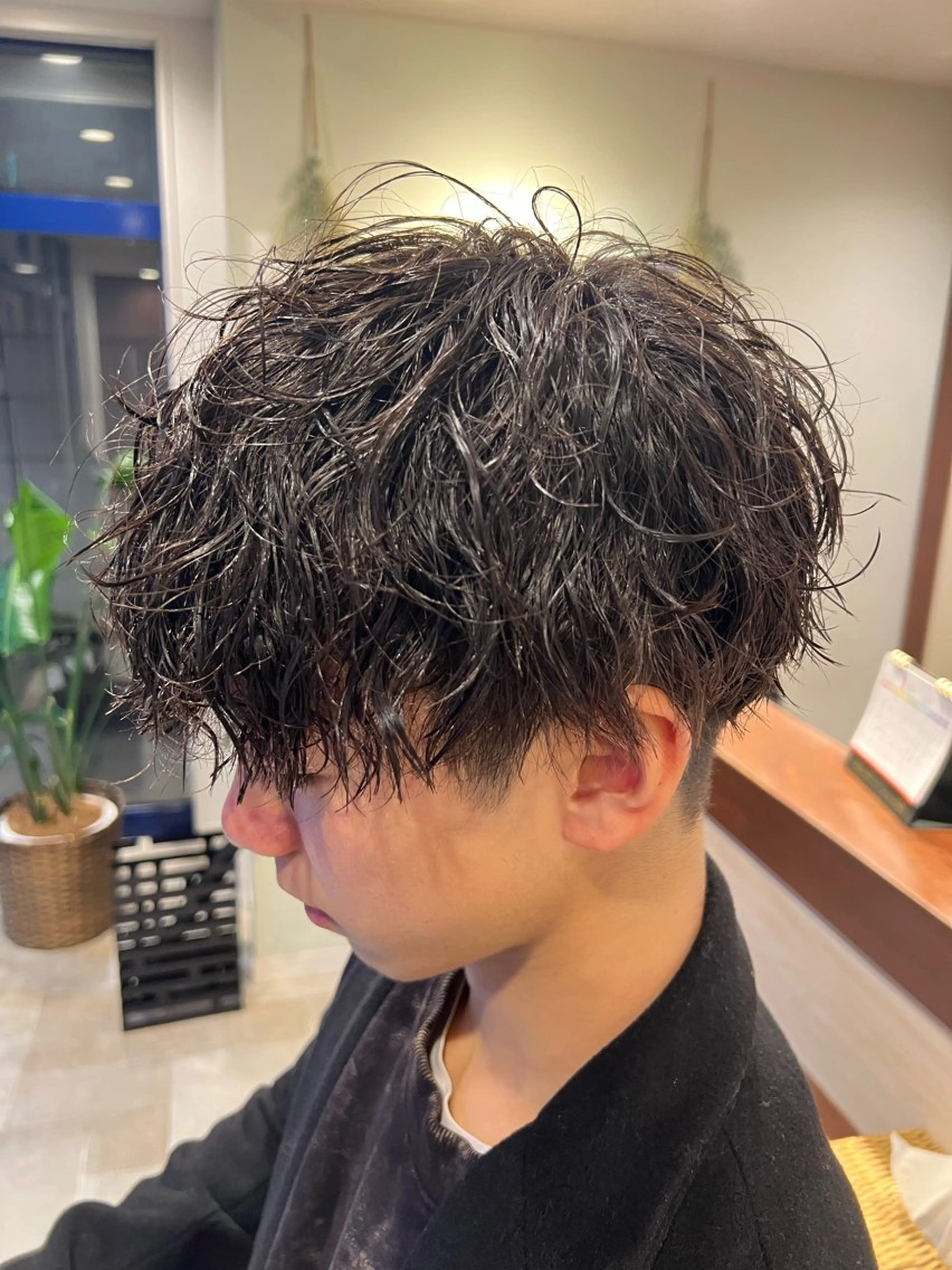 ショート メンズ パーマ/縮毛矯正/ 店長 ・村田伊吹のヘアスタイル