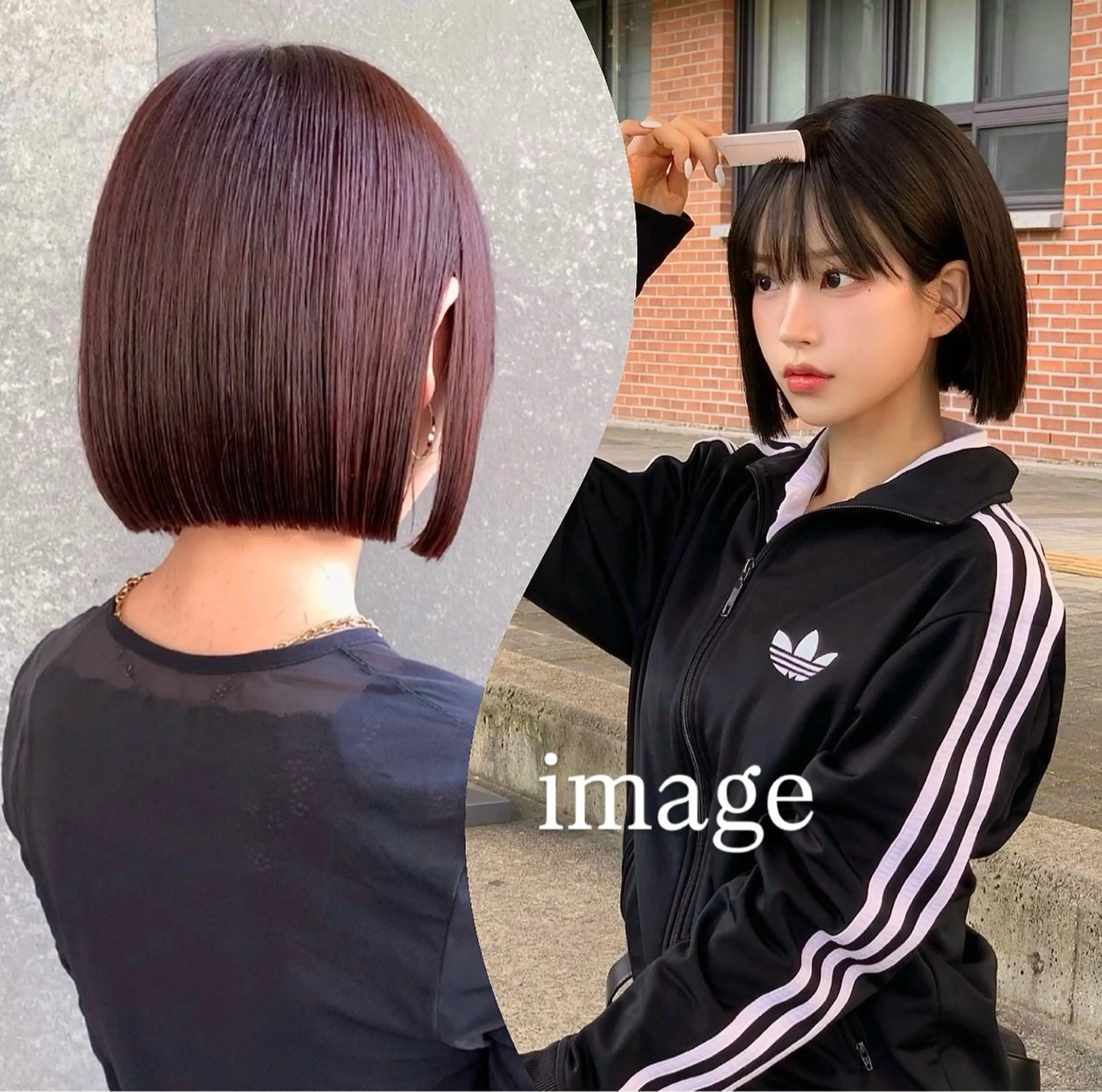 【14.15日限定❗️】柔らか美髪縮毛矯正🌸+似合わせカット💓+1stepスチームトリートメント✨+超音波アイロンの写真