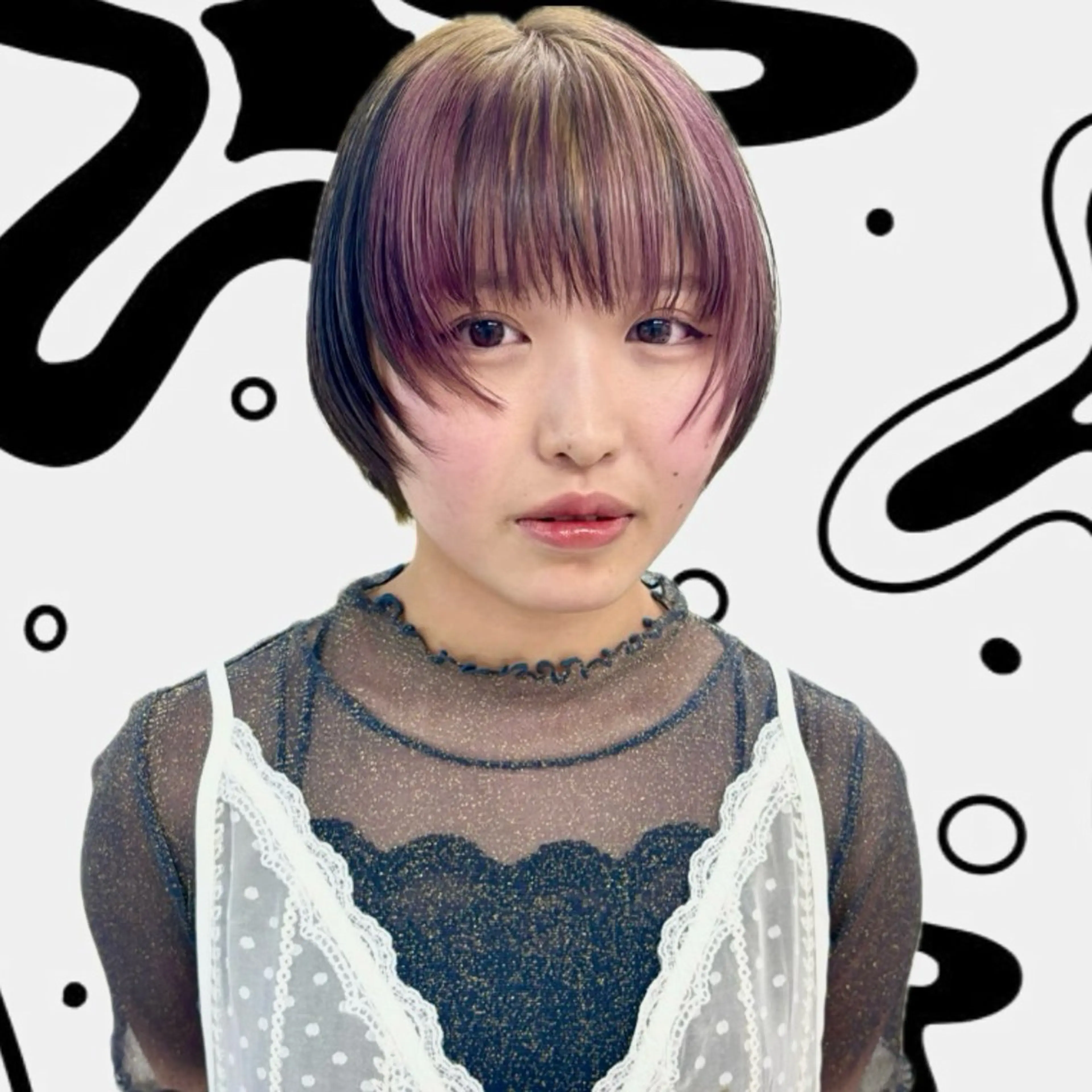 ショート カラー カット hair salon 丹tan所属・Rena✴︎トレンド ×スタンダードMIXのヘアスタイル