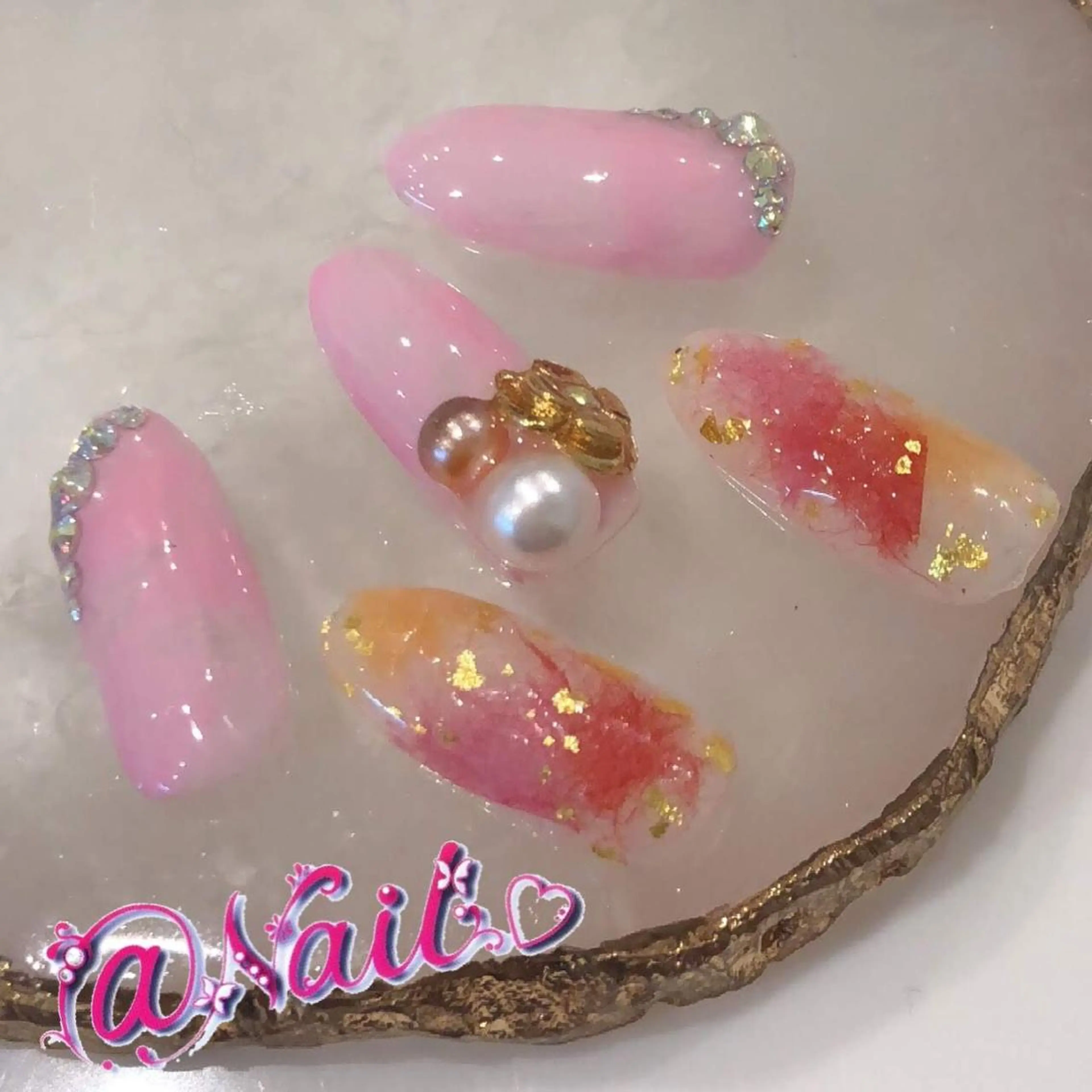 ネイル ネイルチップ 小尾 栞のネイルデザイン