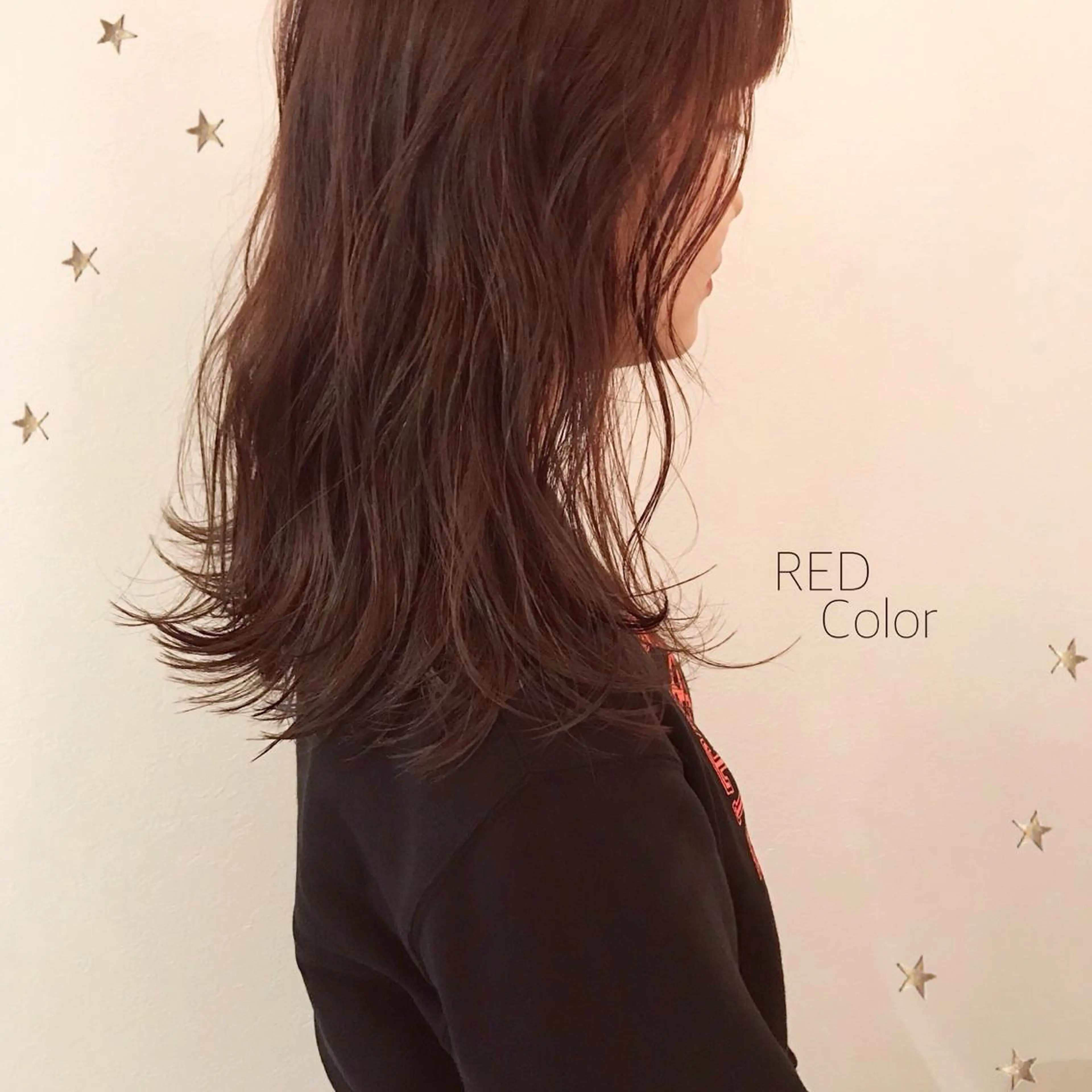 セミロング カラー 市川 千夏のヘアスタイル