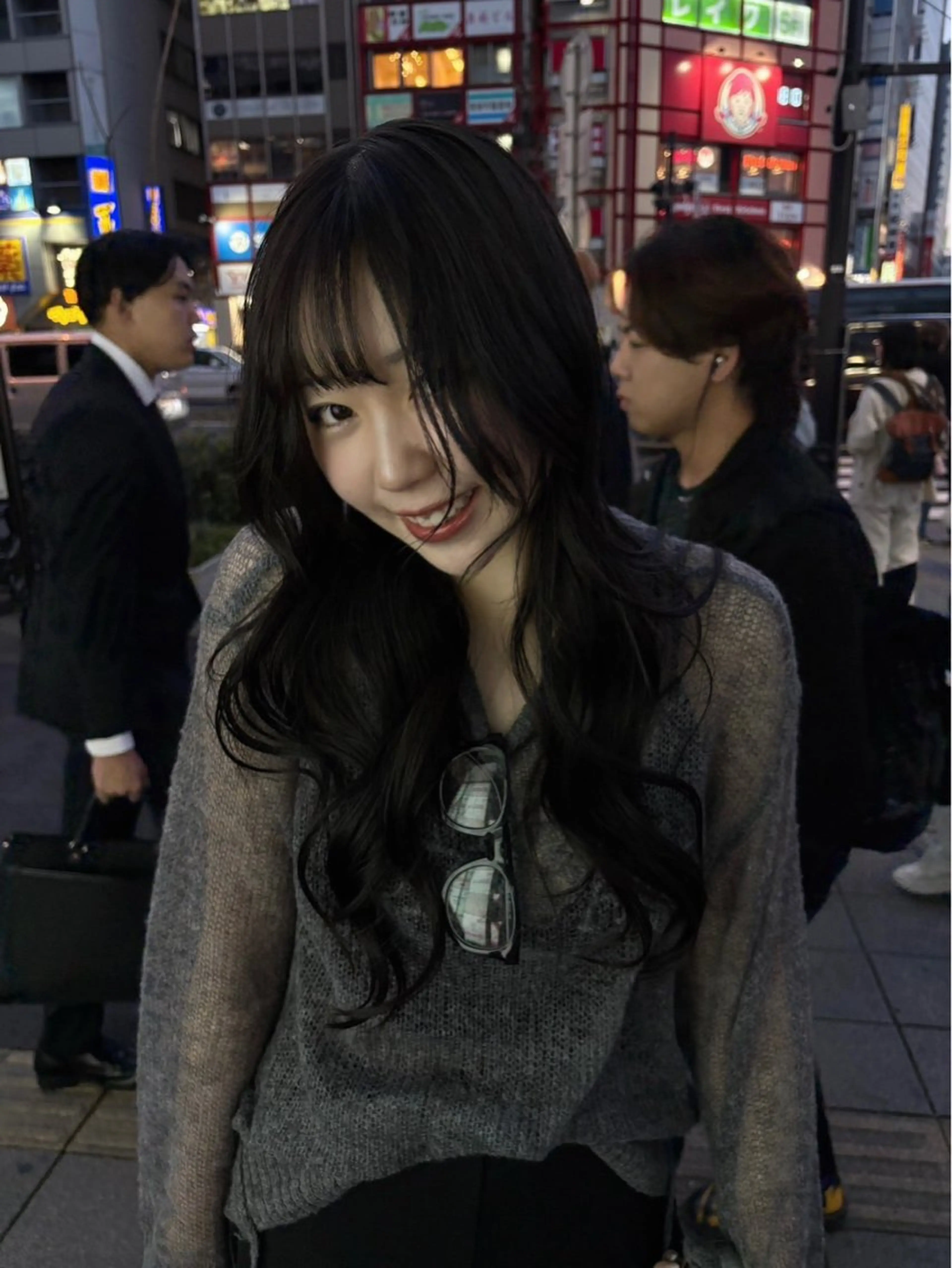 ロング ヘアカラー トリートメント Laff所属・新宿/ボブ/レイヤー 縮毛矯正/SACHIのヘアスタイル