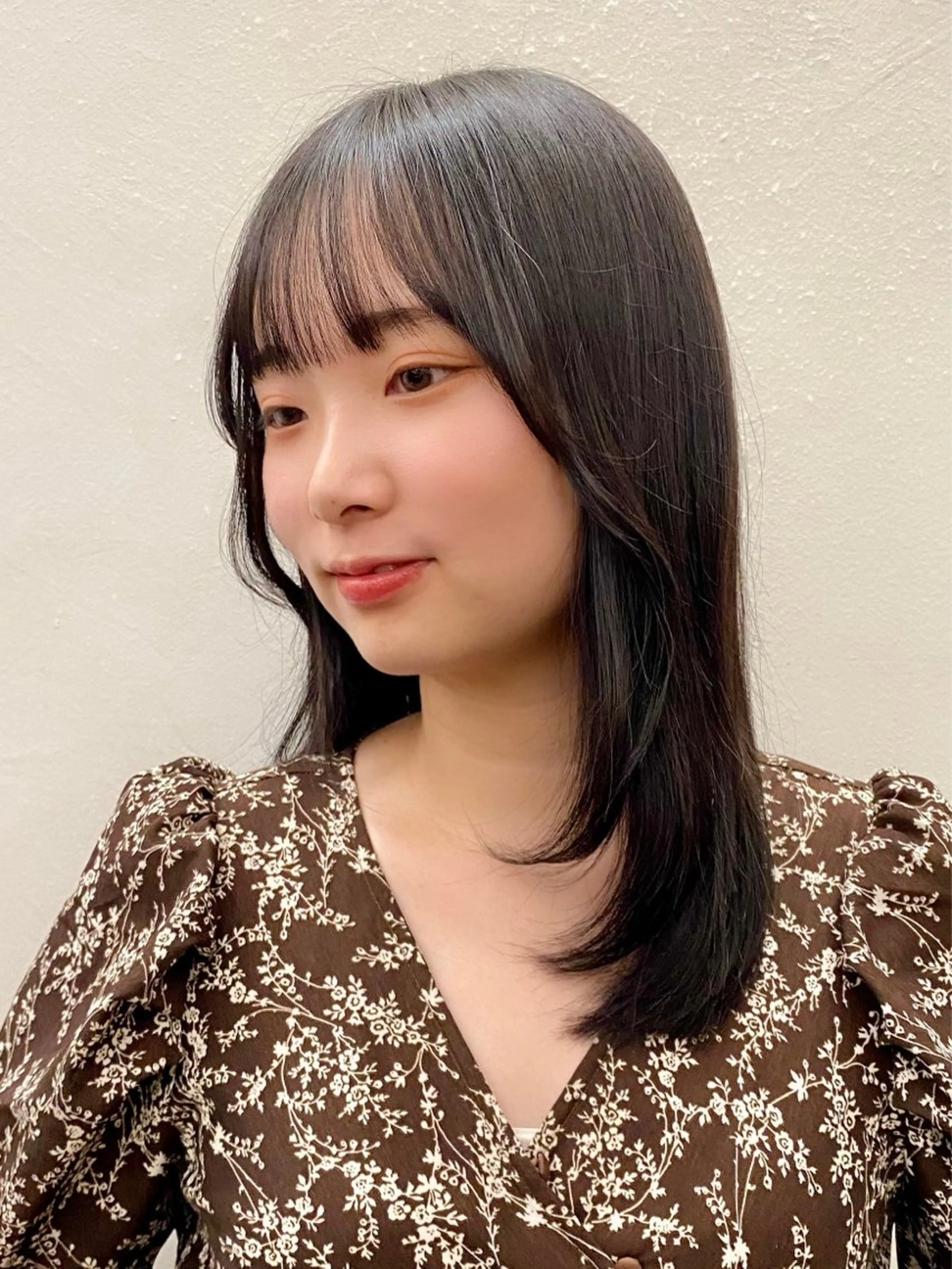 ミディアム カラー ヘアカラー トリートメント 似合わせレイヤー/ パーマヘア/高倉のヘアスタイル