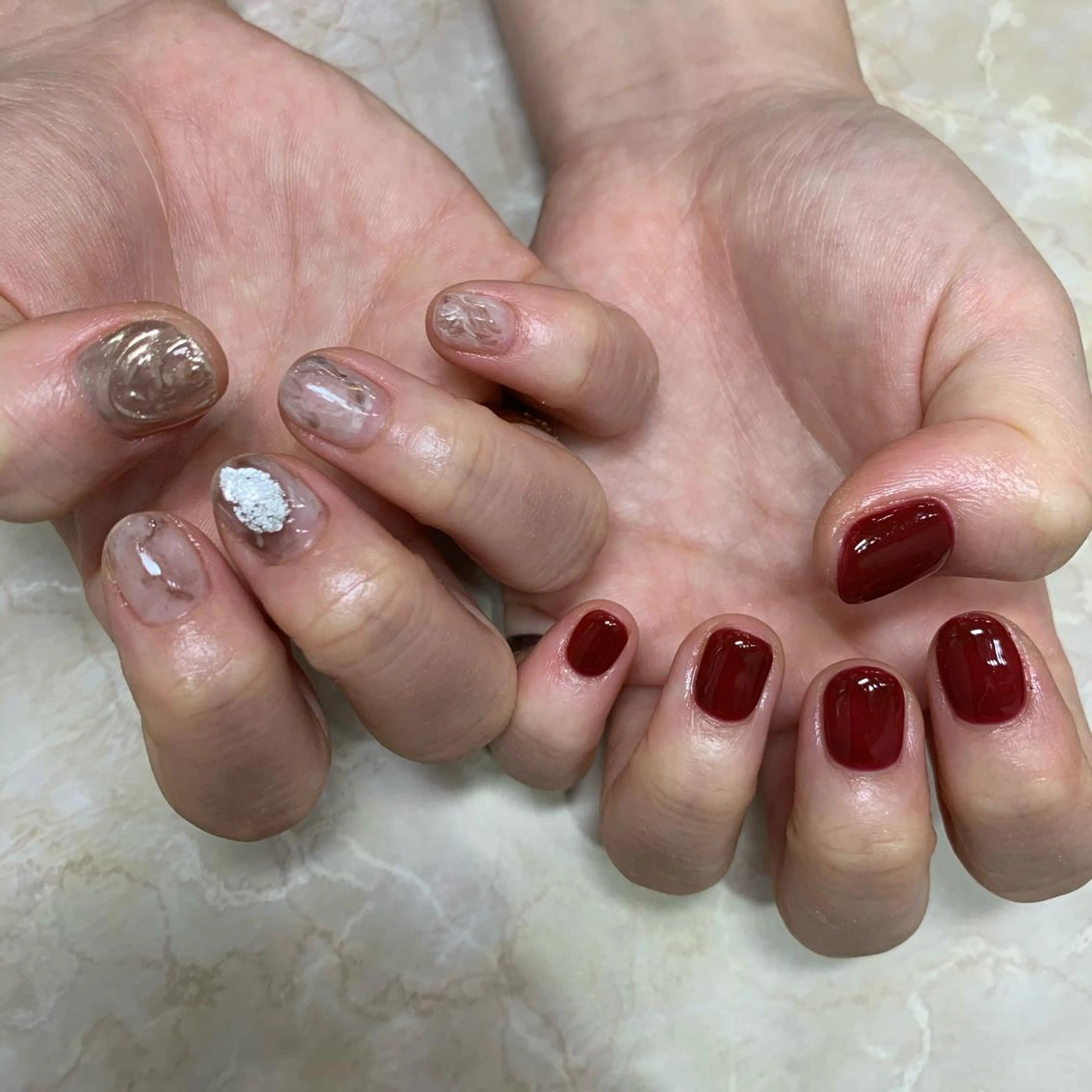 ネイル 新宿ニュアンスネイル makotoのネイルデザイン