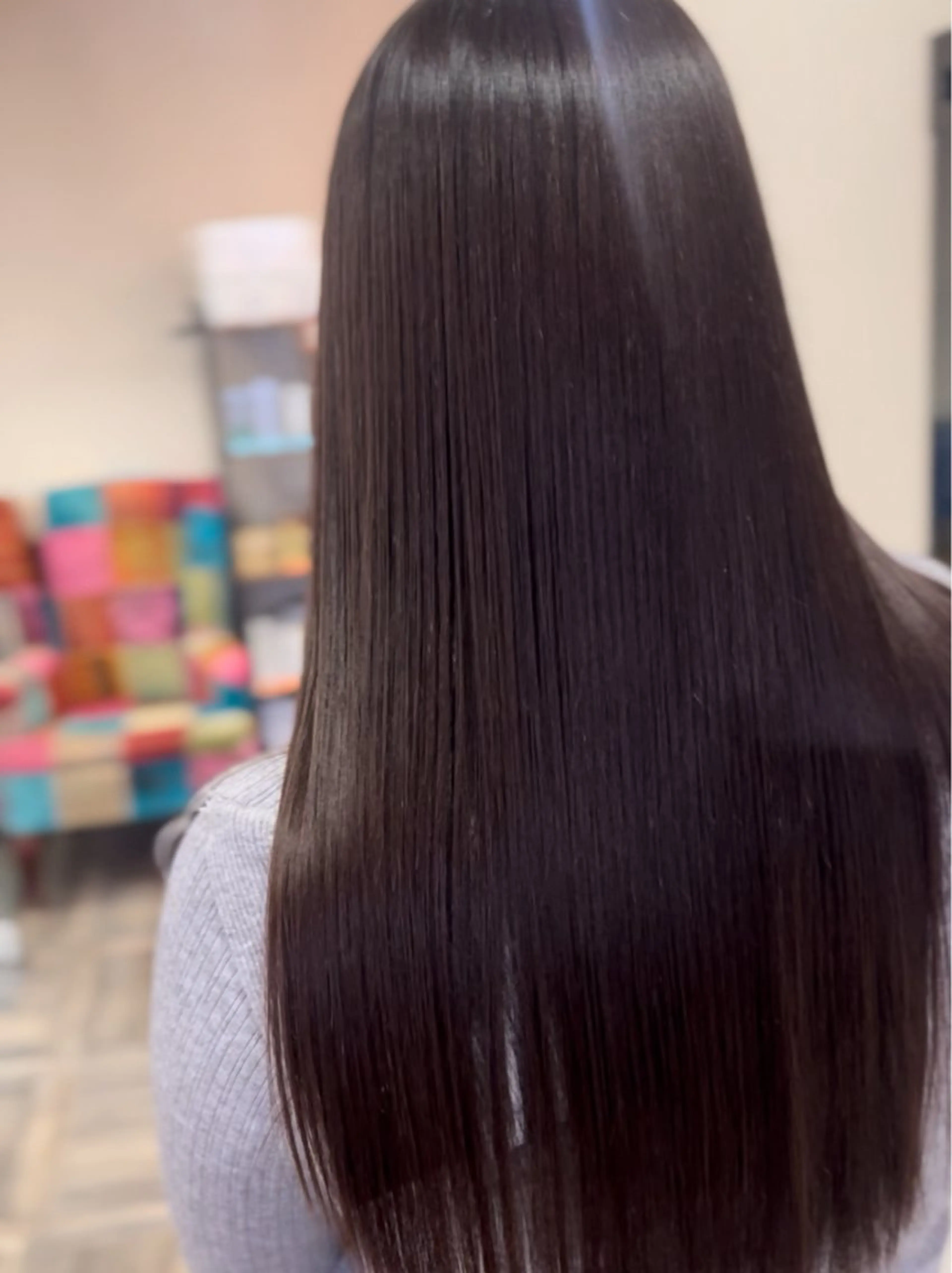 ロング 【大名】縮毛矯正特化 履歴が複雑ok／金城のヘアスタイル