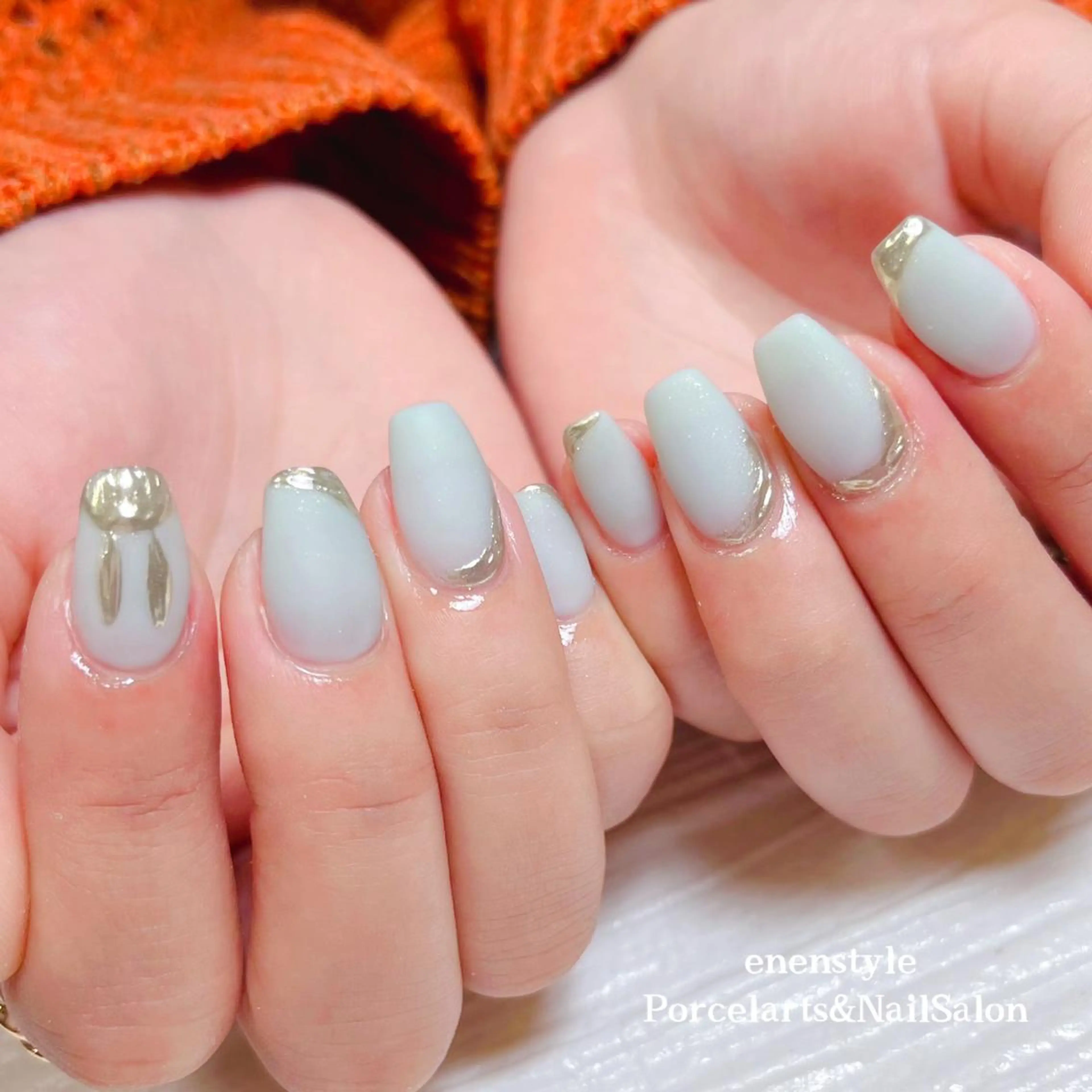 ミディアム ネイル 👑enen style👑のネイルデザイン