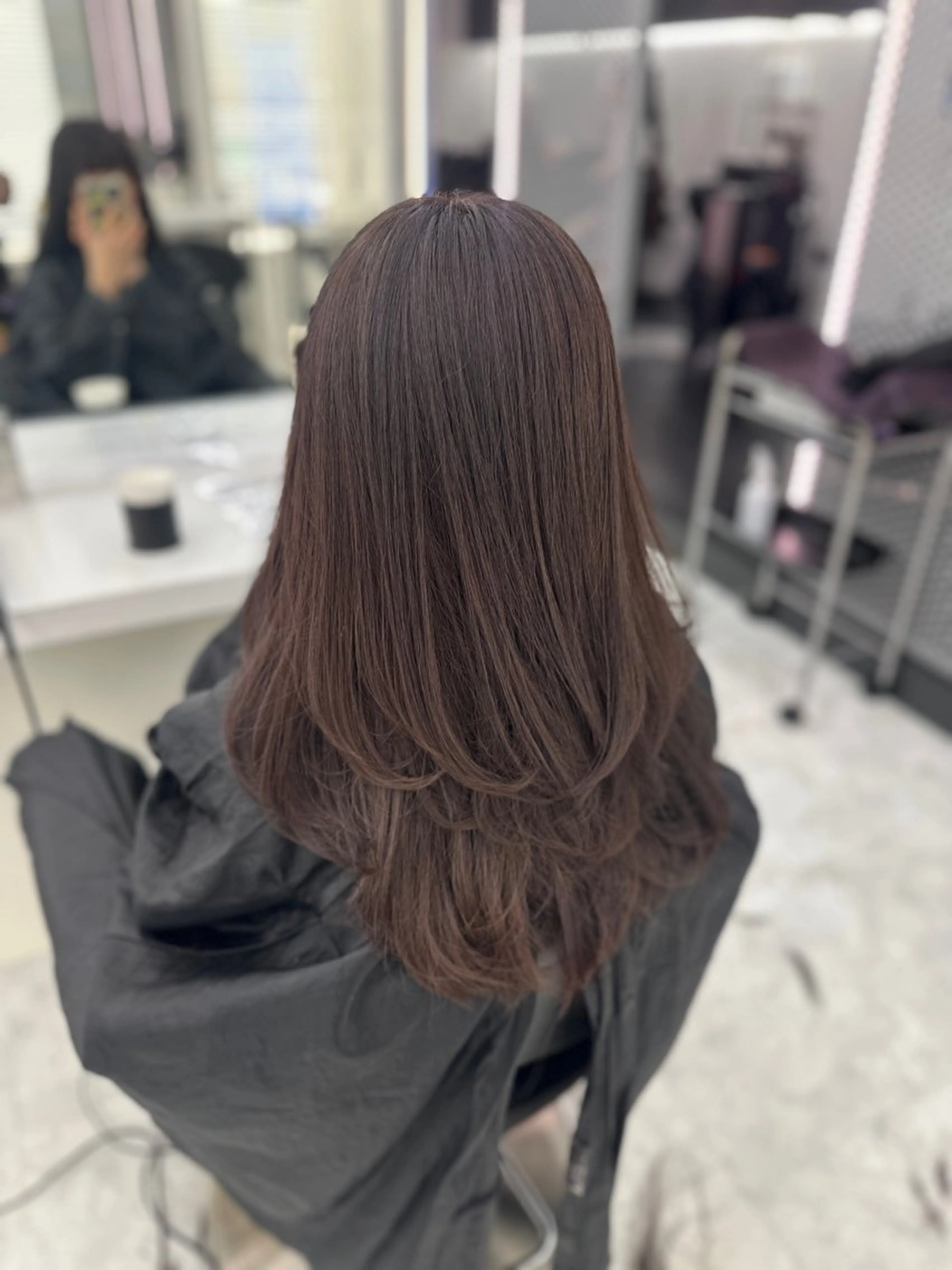 ロング カラー ヘアアレンジ メンズ キッズ ♥️韓国ヘア レイヤー♥️ゆりのヘアスタイル