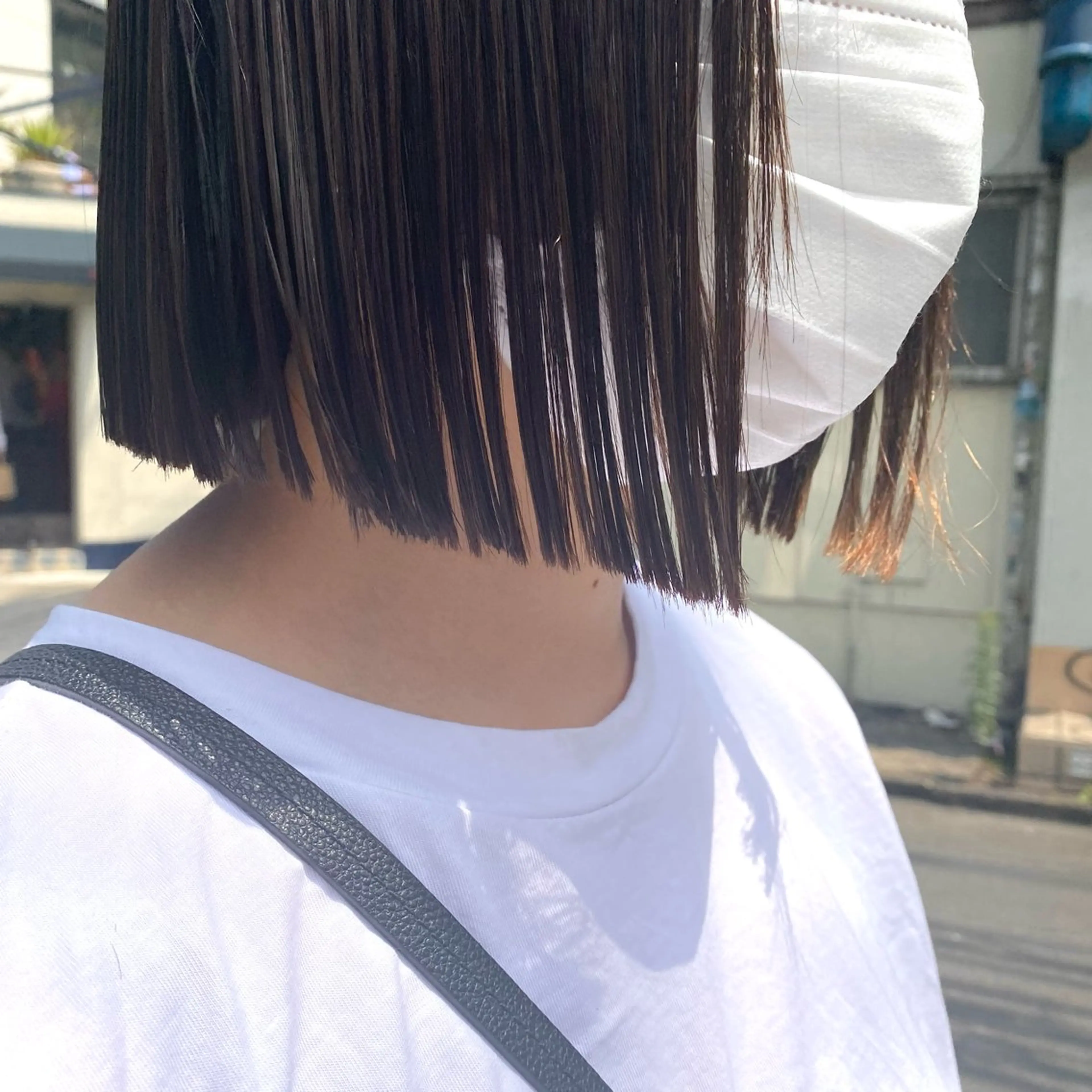 ショート センターパート /メンズ/海野颯生のヘアスタイル