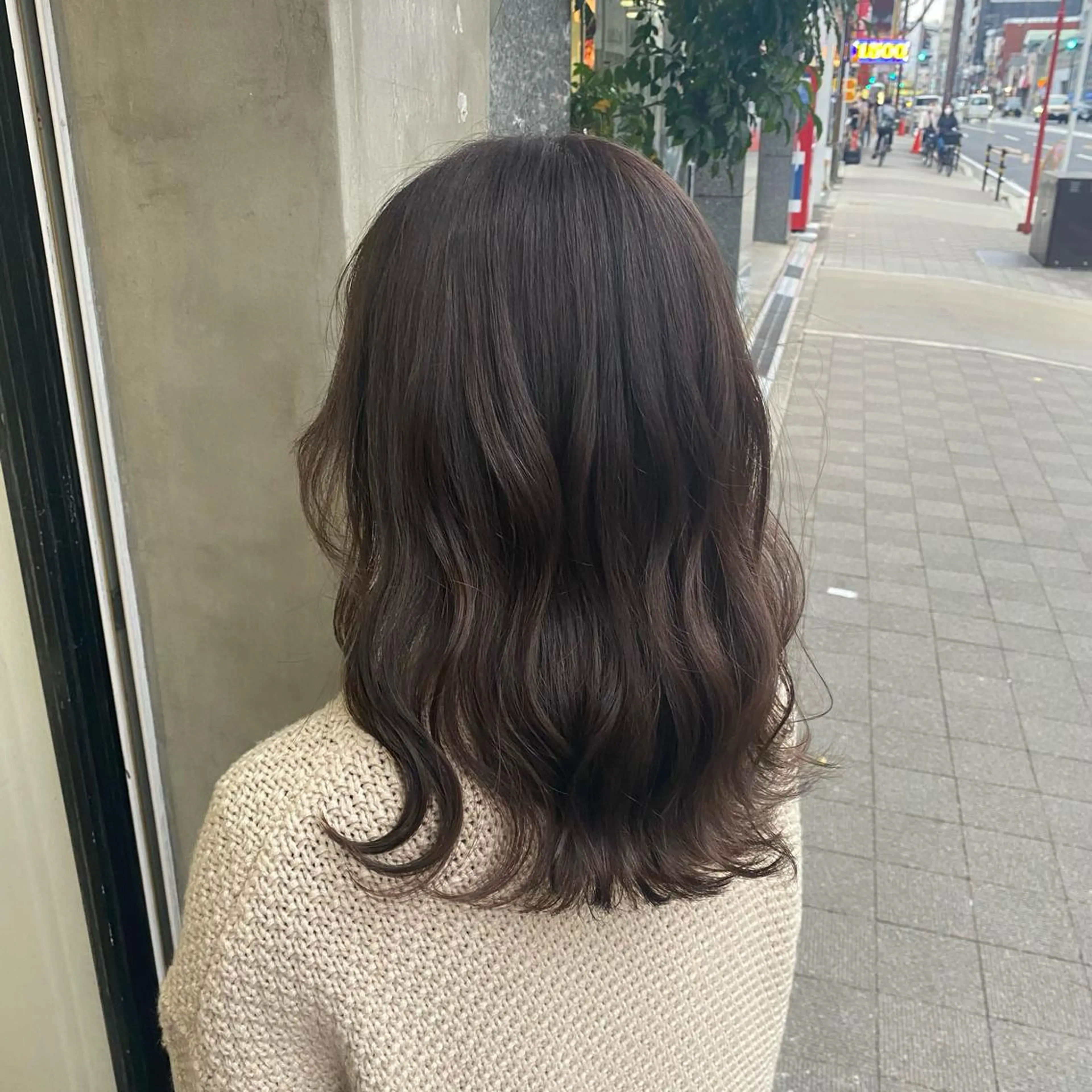 セミロング カラー ブリーチ ケアブリーチ ダブルカラー ハイライトカラー イルミナカラー ✂︎透明感カラー特化 /日和優真✂︎のヘアスタイル