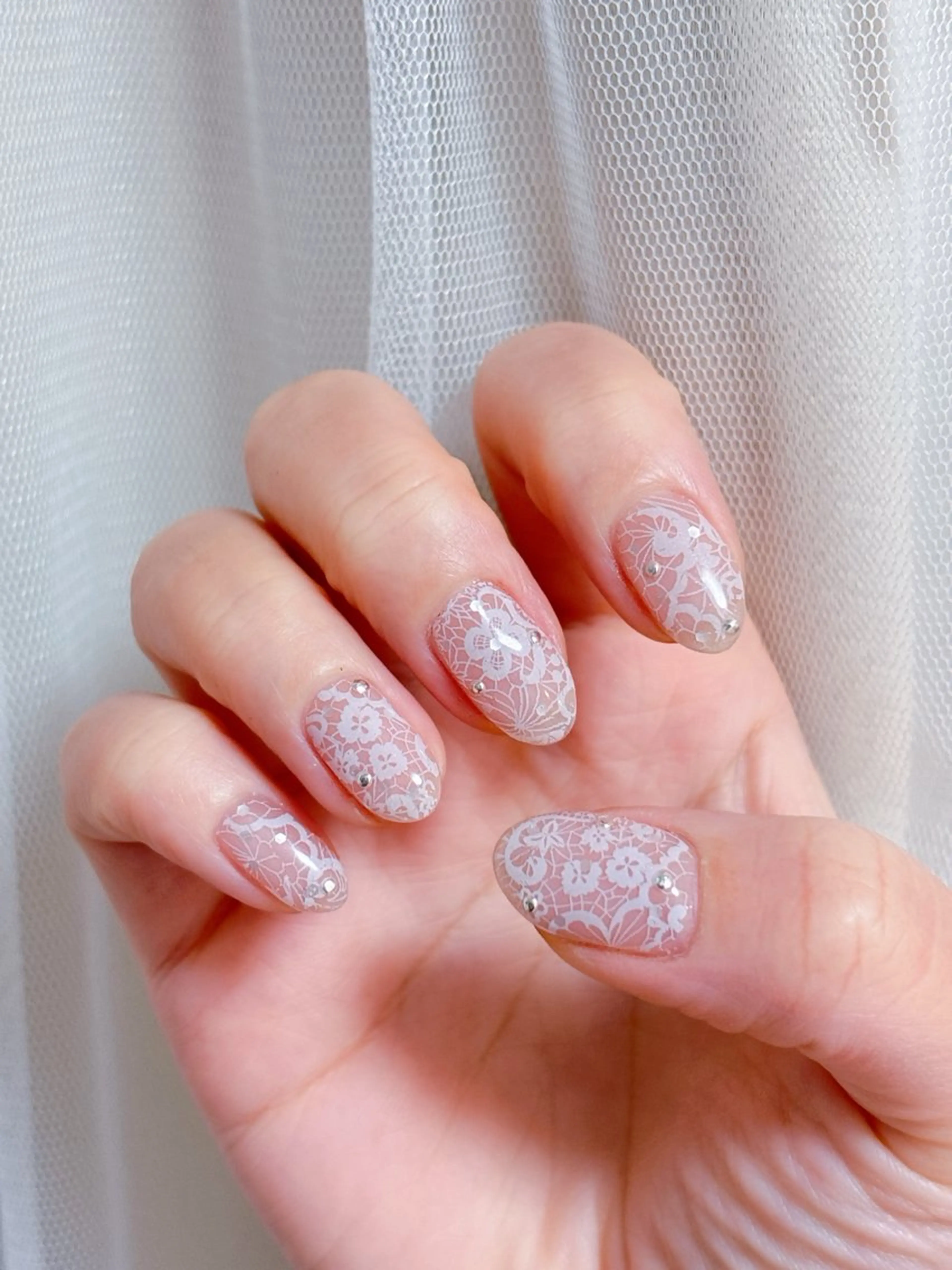 ネイル レース ハンドネイル ハンドケア ゆ か_Nails💫のネイルデザイン