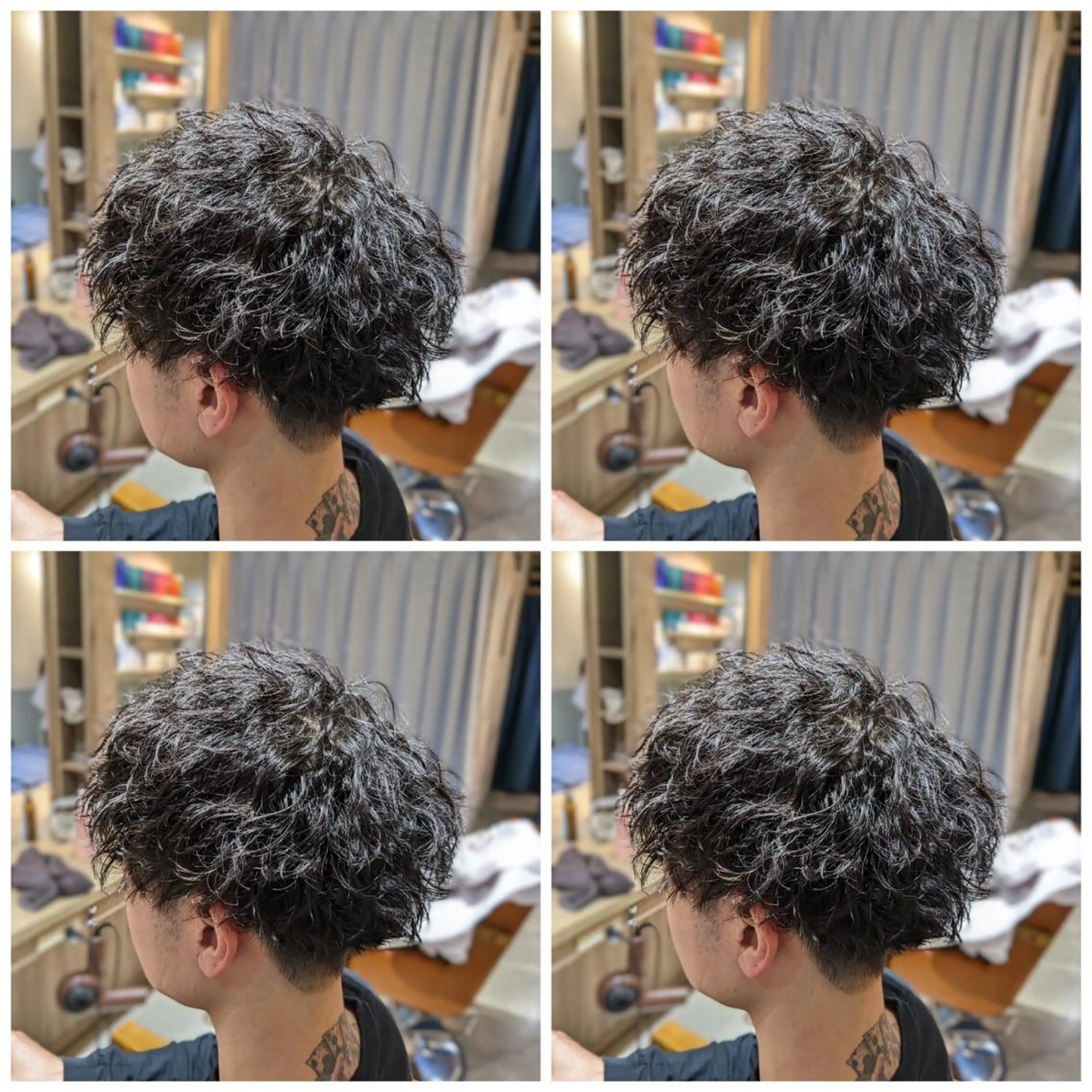 ショート パーマ メンズ 👑錦糸町/毛流れ パーマ特化/NORIのヘアスタイル