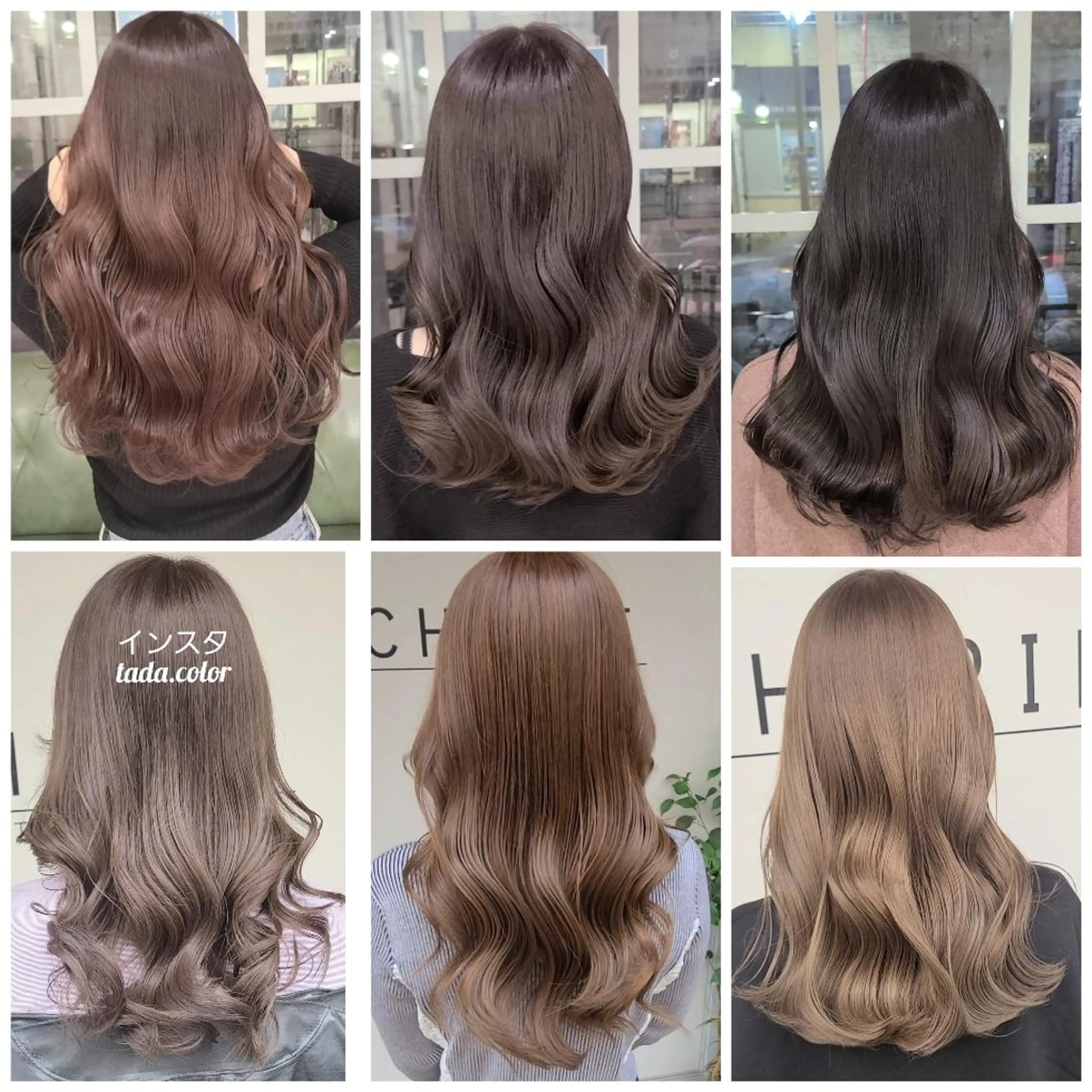 カラー セミロング カット ヘアカラー トリートメント バレイヤージュ/ ハイライト/大内格のヘアスタイル
