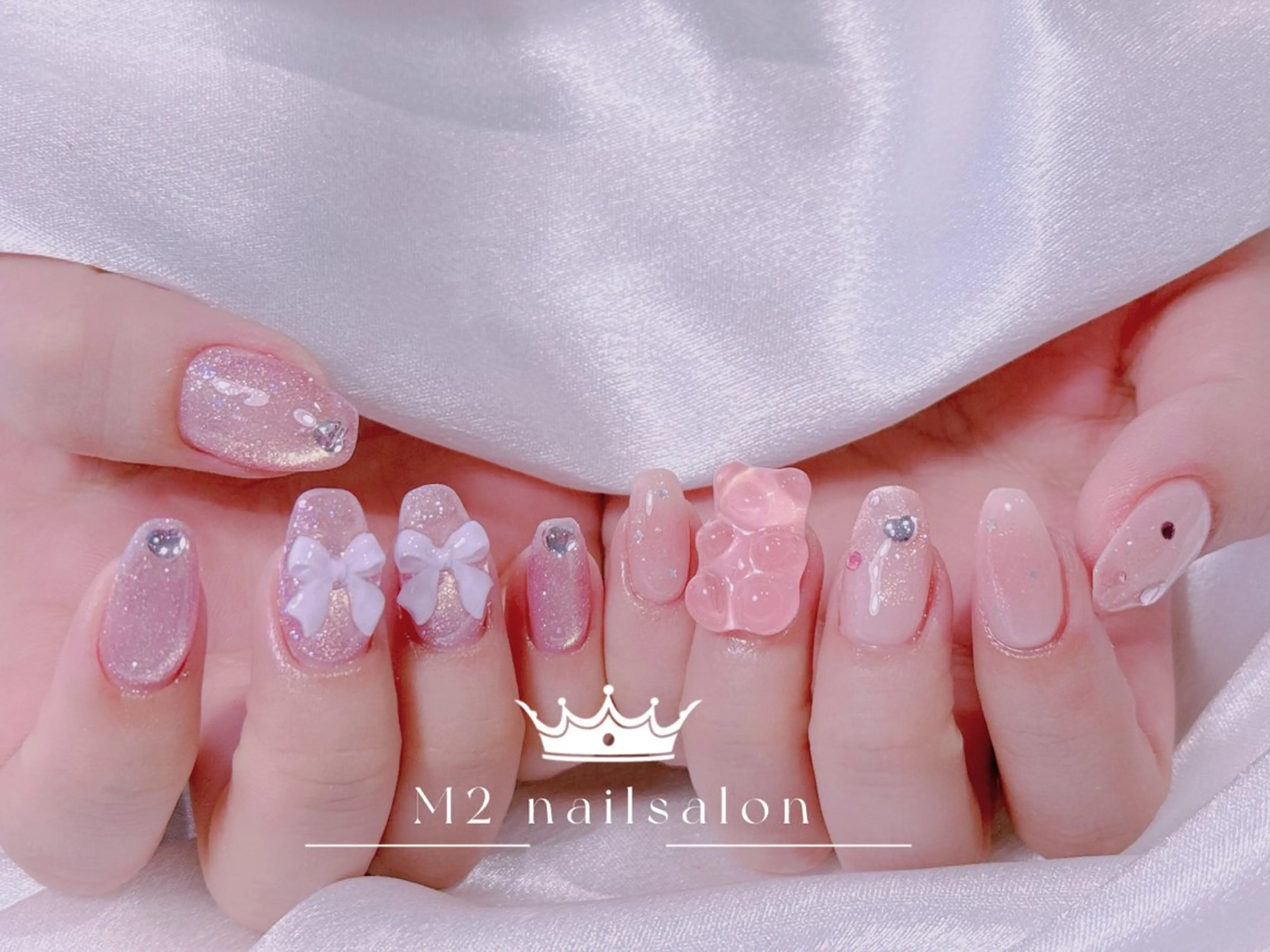 ネイル ハンドネイル 長さだし専門店 M2　rikaのネイルデザイン