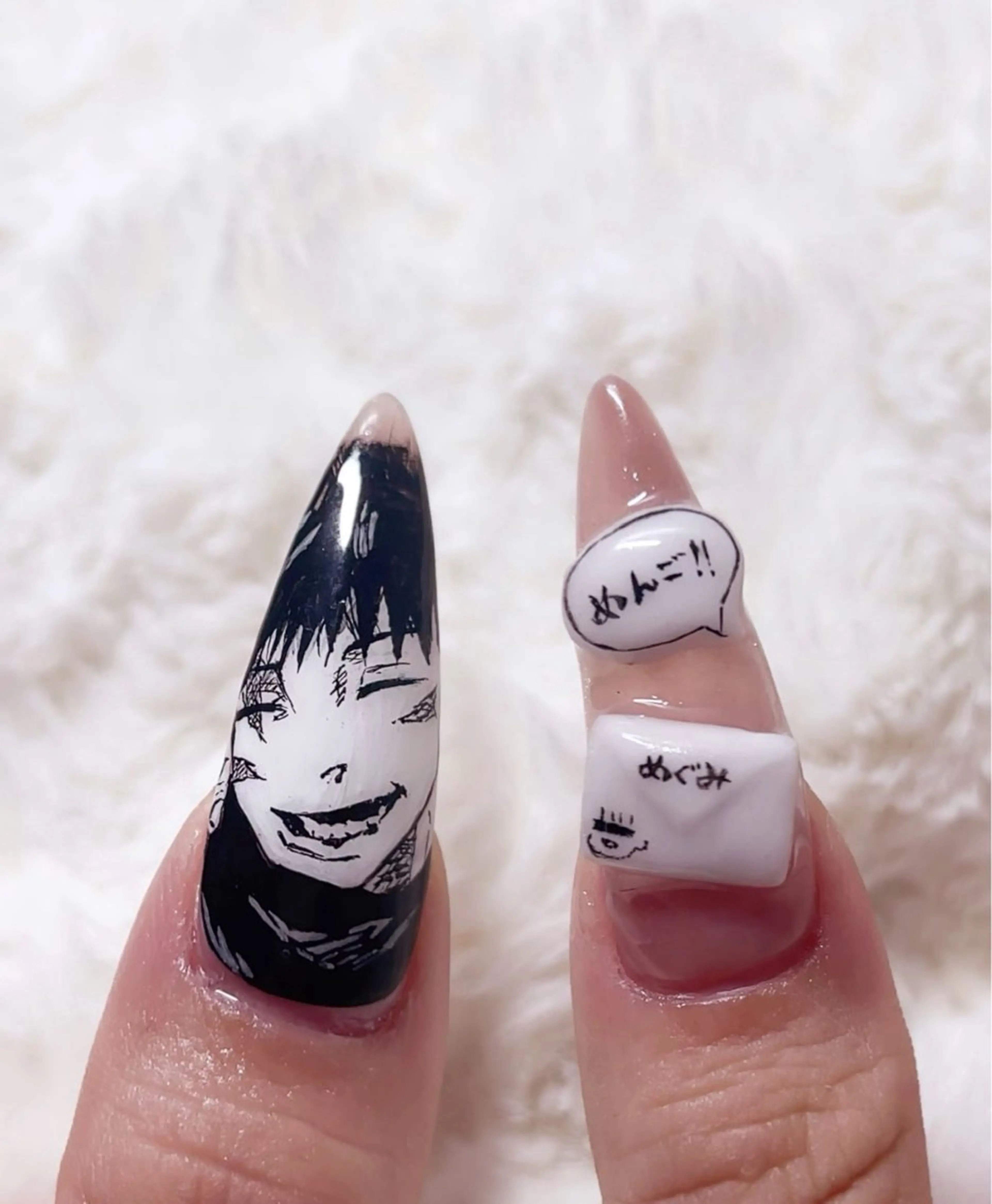 ネイル ハンドネイル ️🫧みつき/ 渋谷/痛ネイル️🫧のネイルデザイン