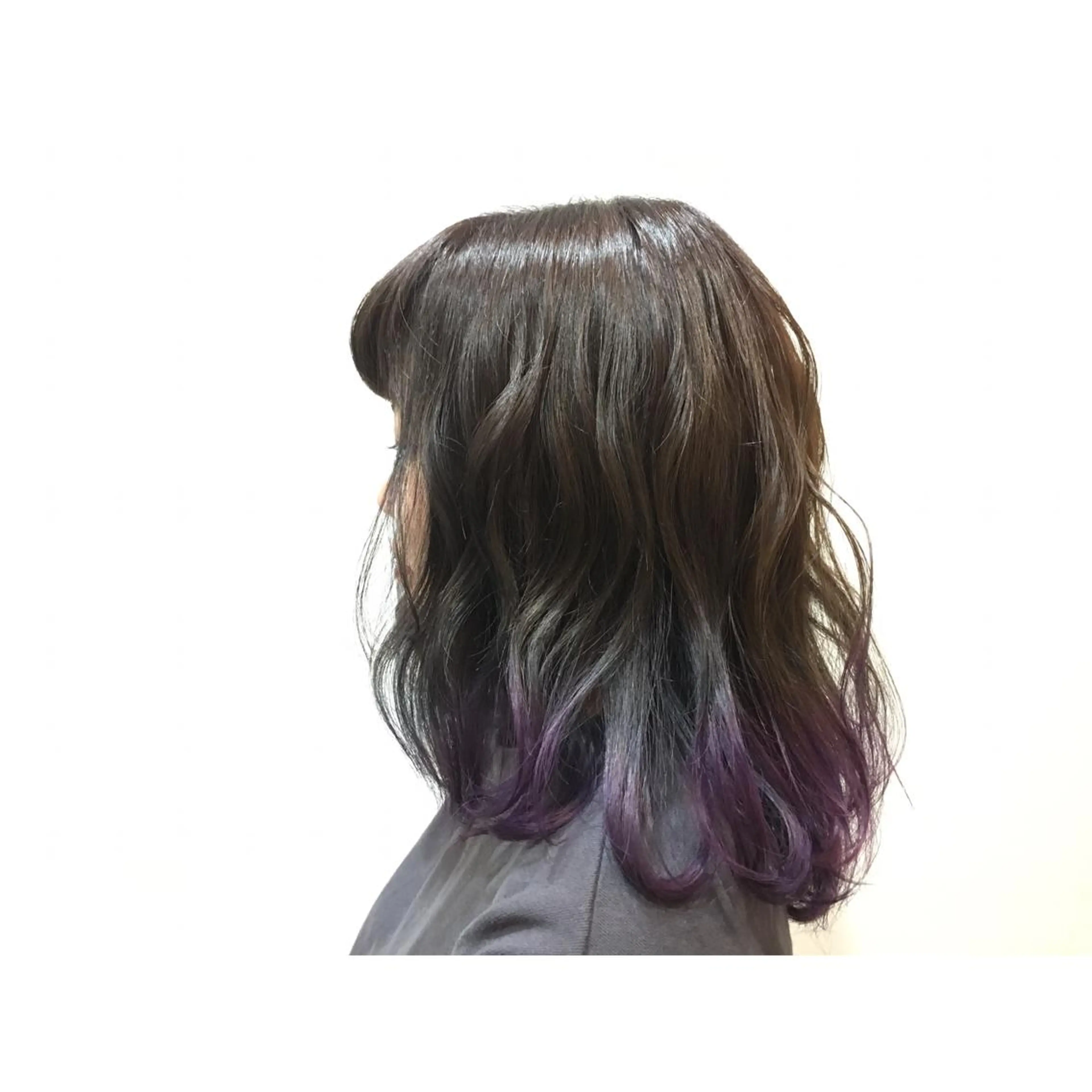 ミディアム カラー アディクシーカラー ブリーチ パープルカラー 🫧セントリック経堂 SAKURA🫧のヘアスタイル