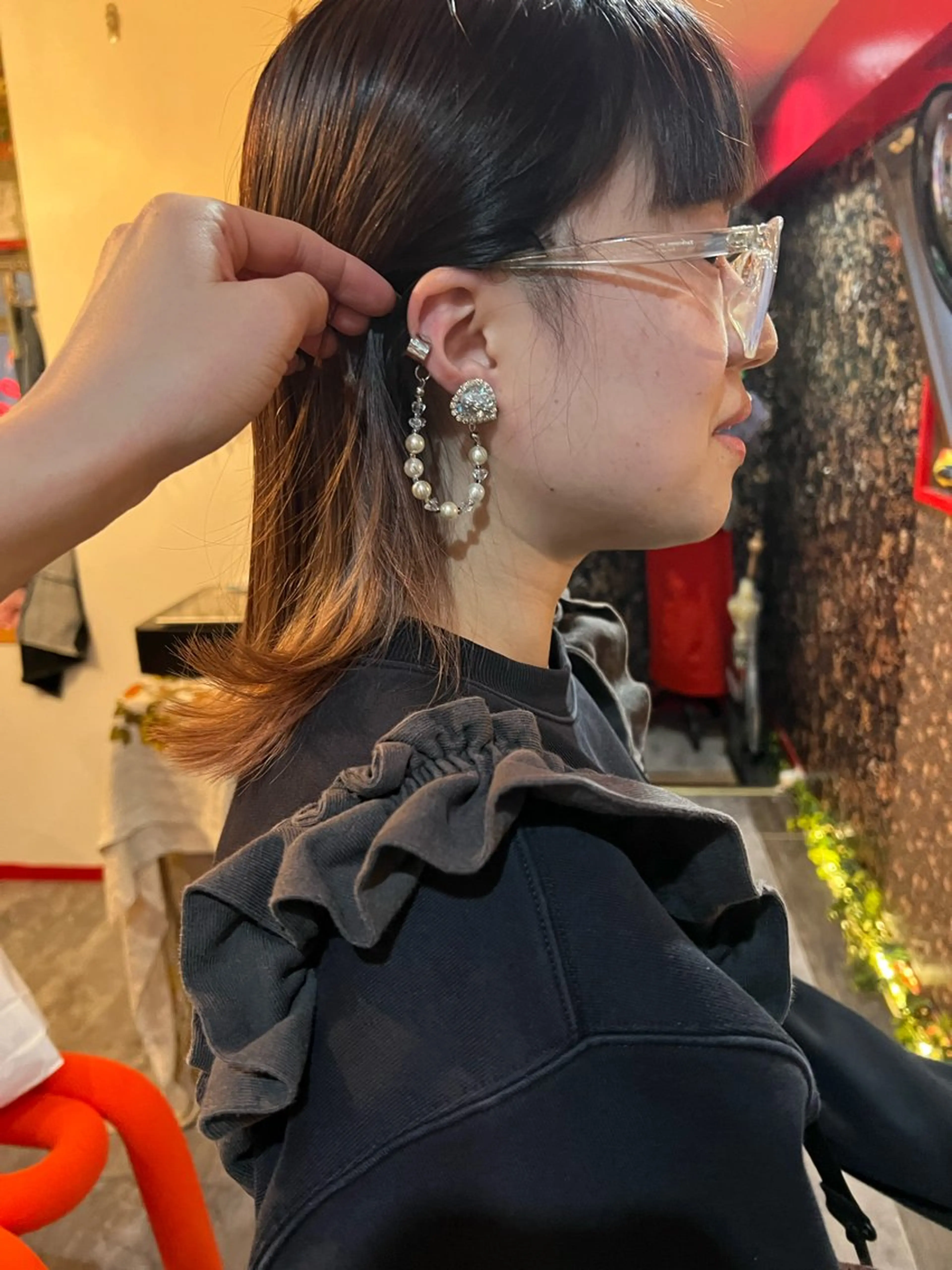 ミディアム カラーパティシエ facce🌼ikoのヘアスタイル