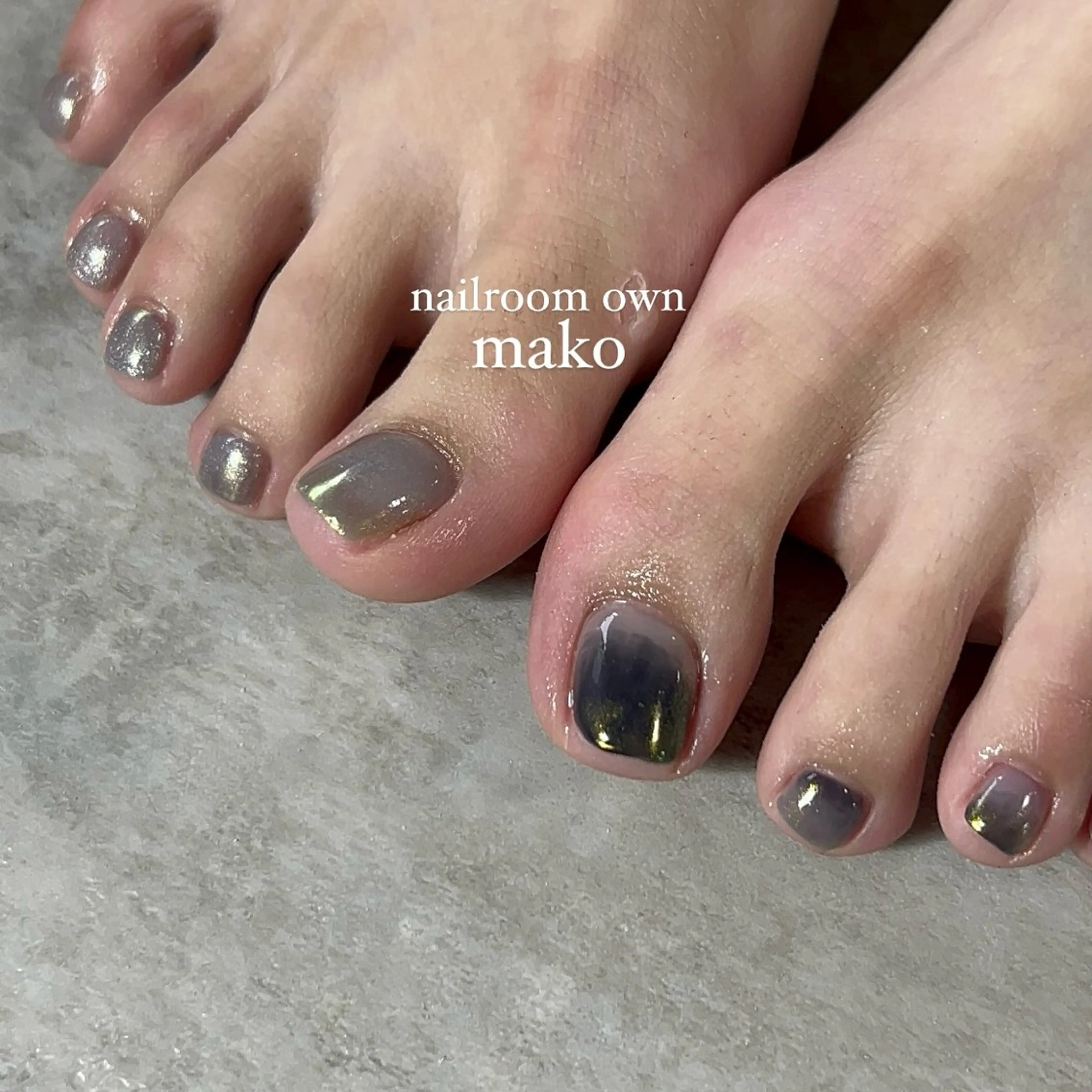 ネイル フットネイル mako (own)のネイルデザイン