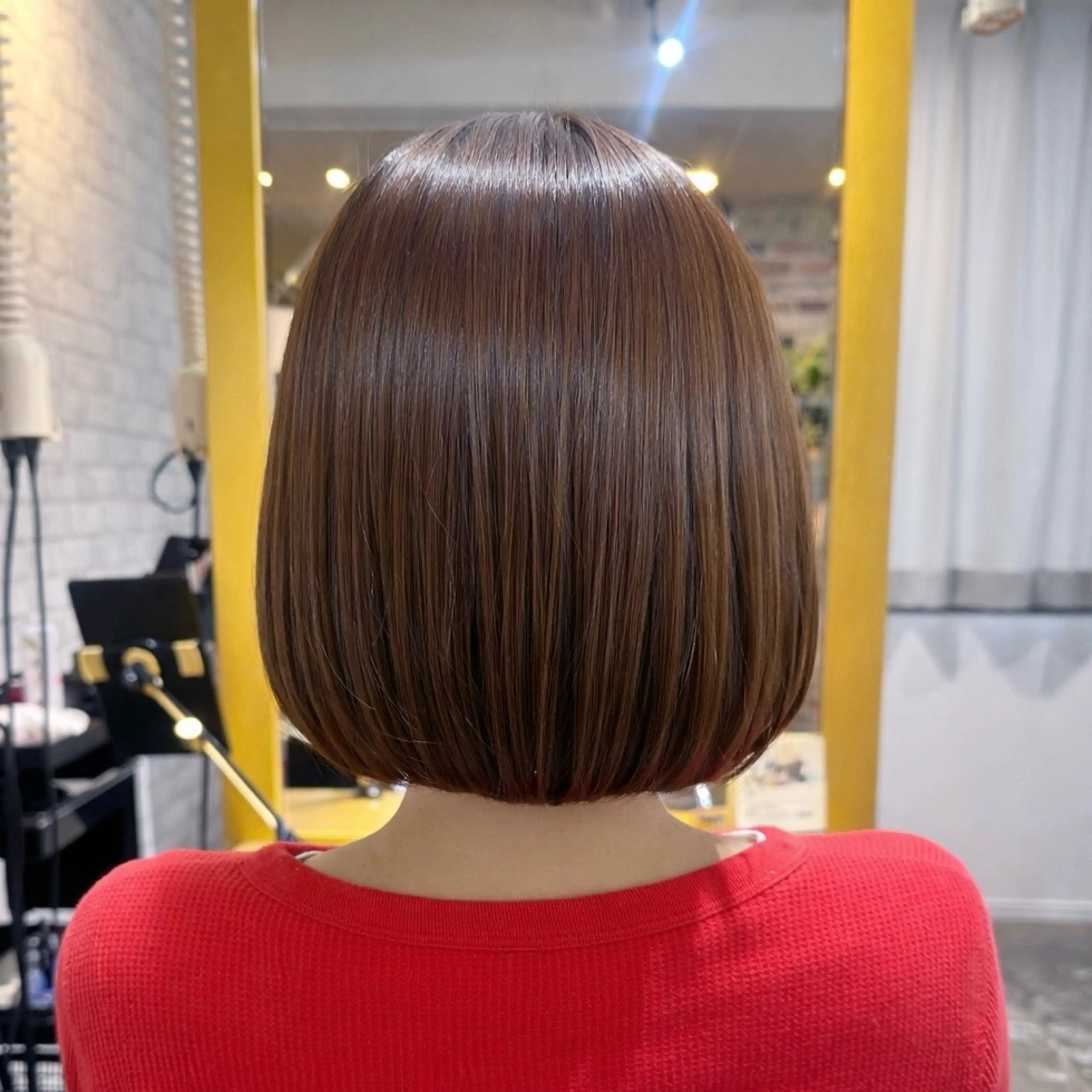 ショート カラー ボブ カット ヘアカラー 心斎橋/レイヤー/ 艶カラー💖Sakiのヘアスタイル