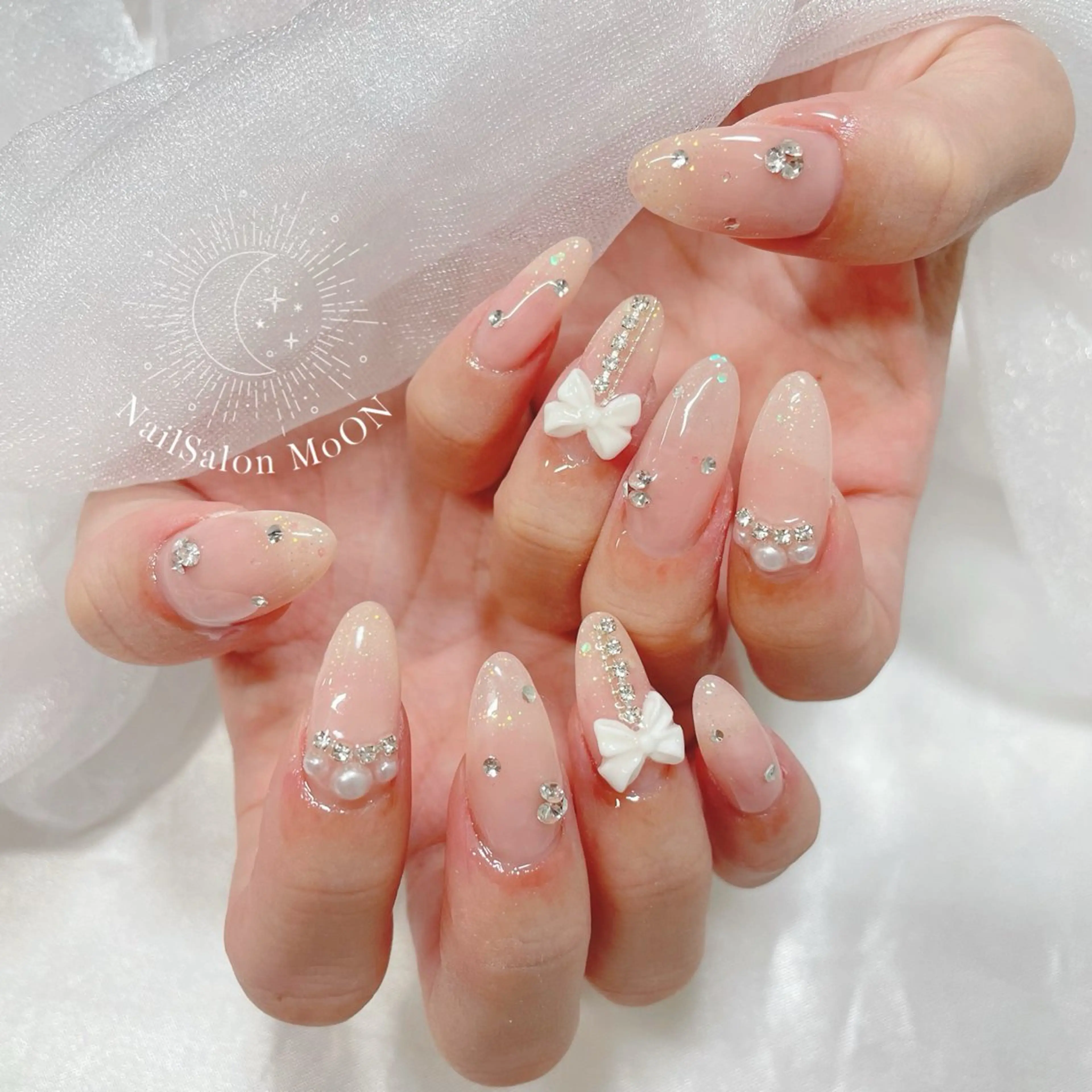 ネイル ハンドネイル ハンドケア MoON...❤︎ MeGuのネイルデザイン