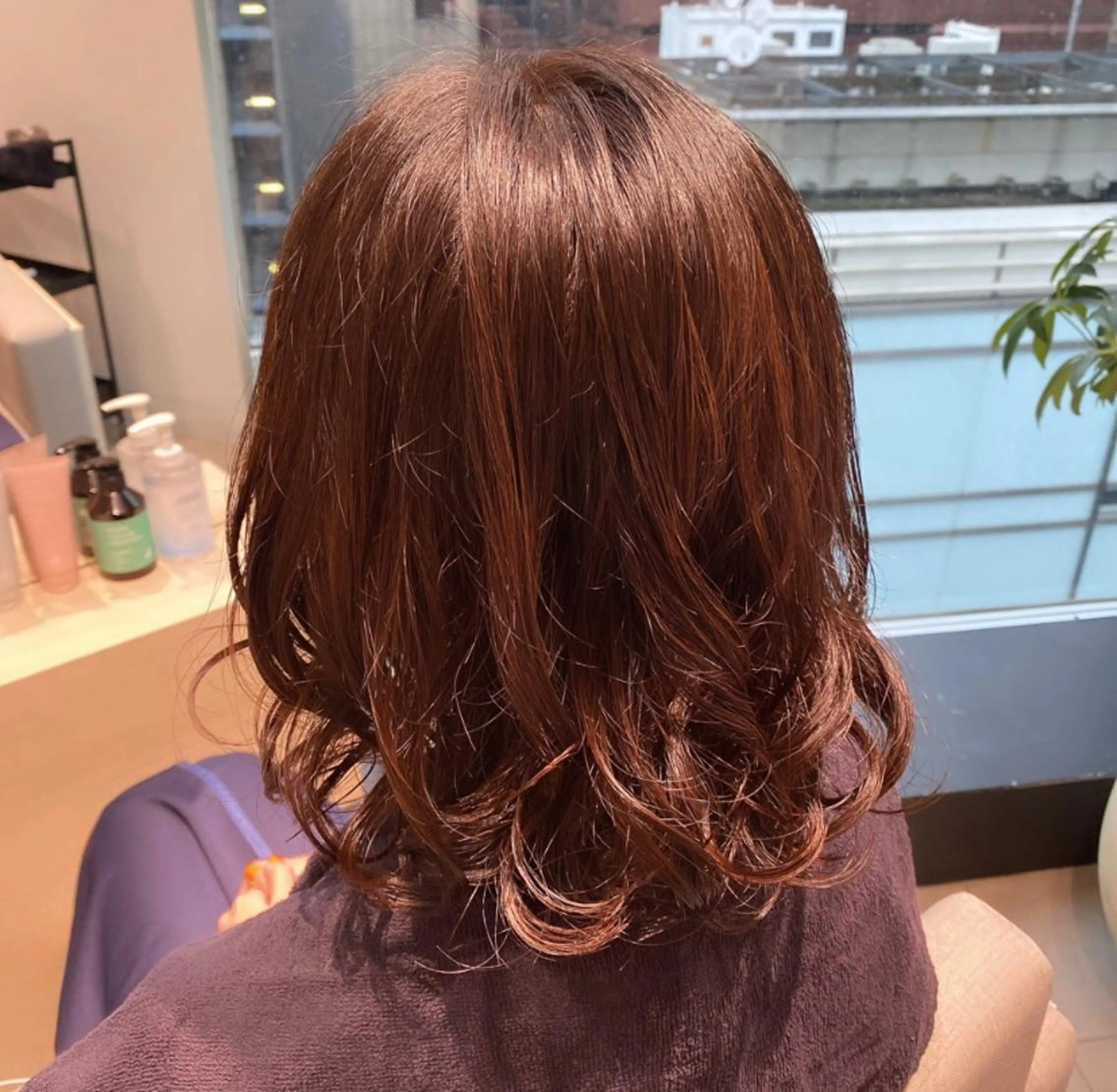 ショート パーマ ボブ デジタルパーマ カット パーマ 銀座/韓国レイヤー/ 艶カラー🍓原田侑依のヘアスタイル