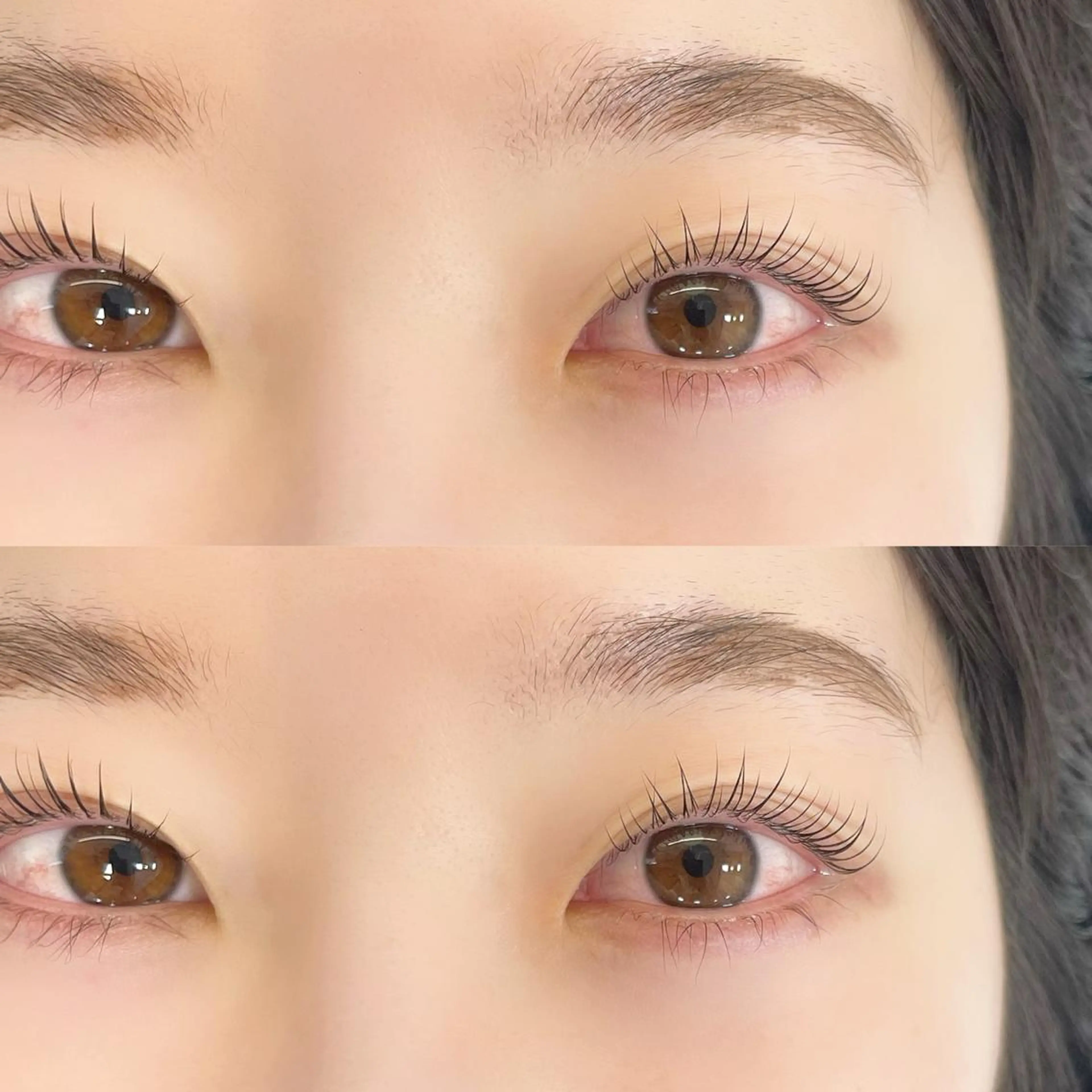 ３種類のデザインから選べるまつ毛パーマ🩷濃厚トリートメント付きの写真