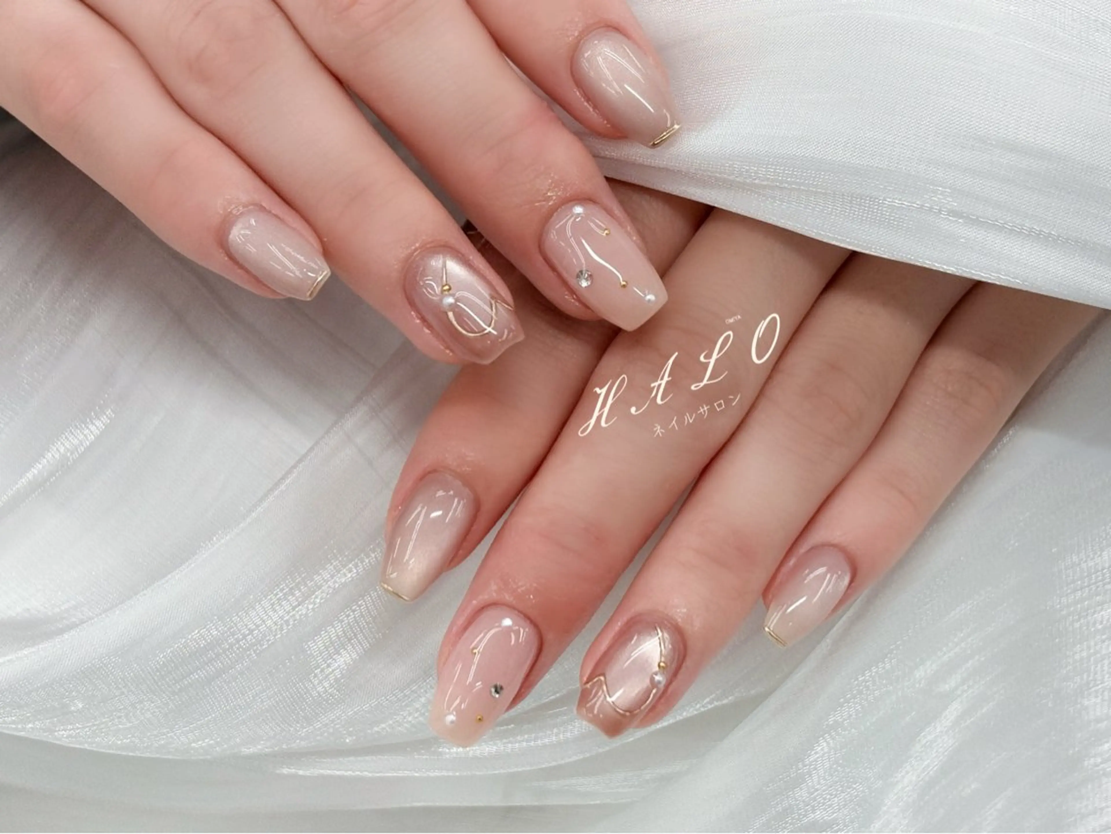 ネイル HALO ネイルモデル募集中のネイルデザイン