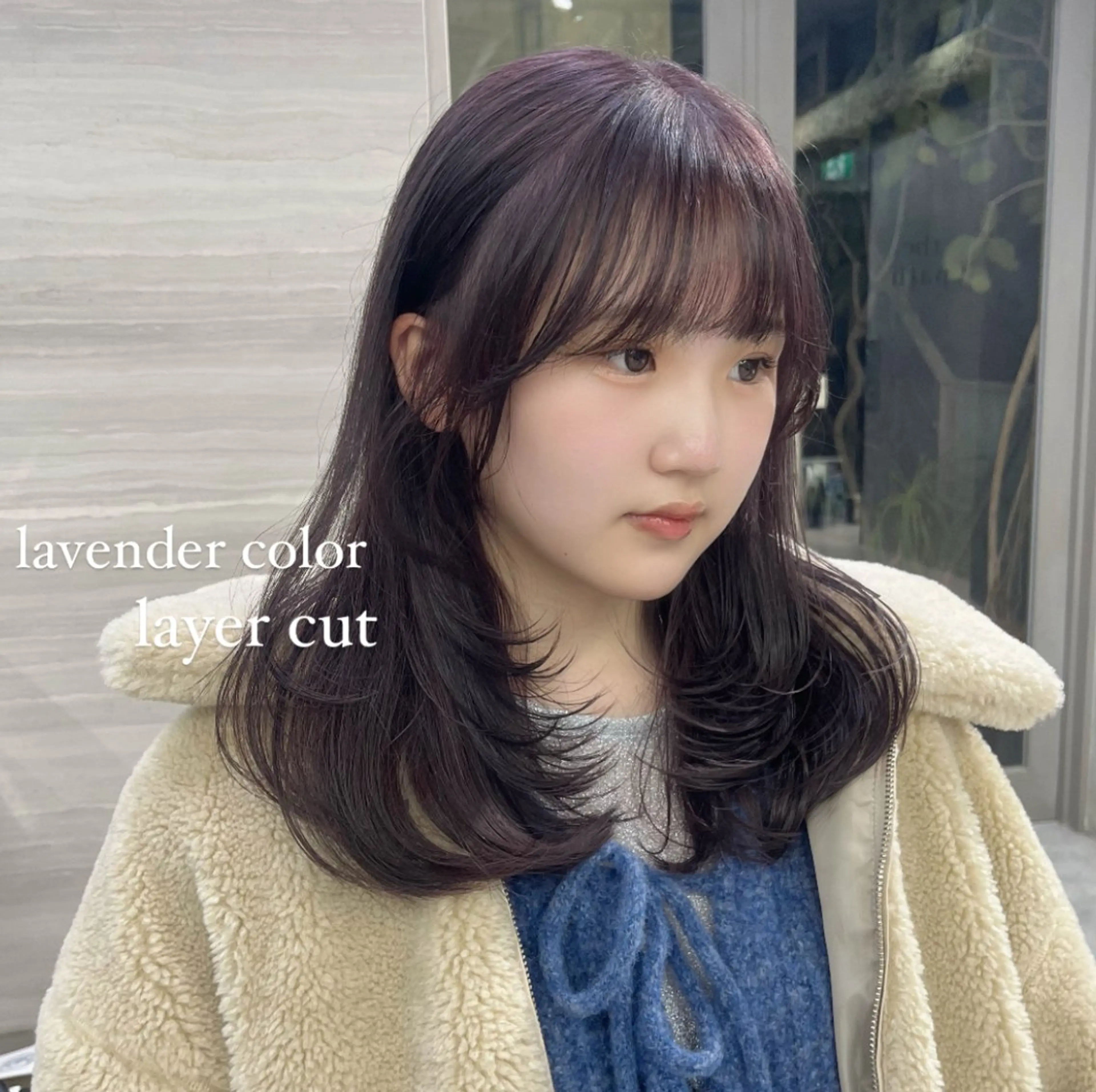 ロング カラー レイヤーカット ナツミ/透明感カラー /酸性縮毛矯正のヘアスタイル