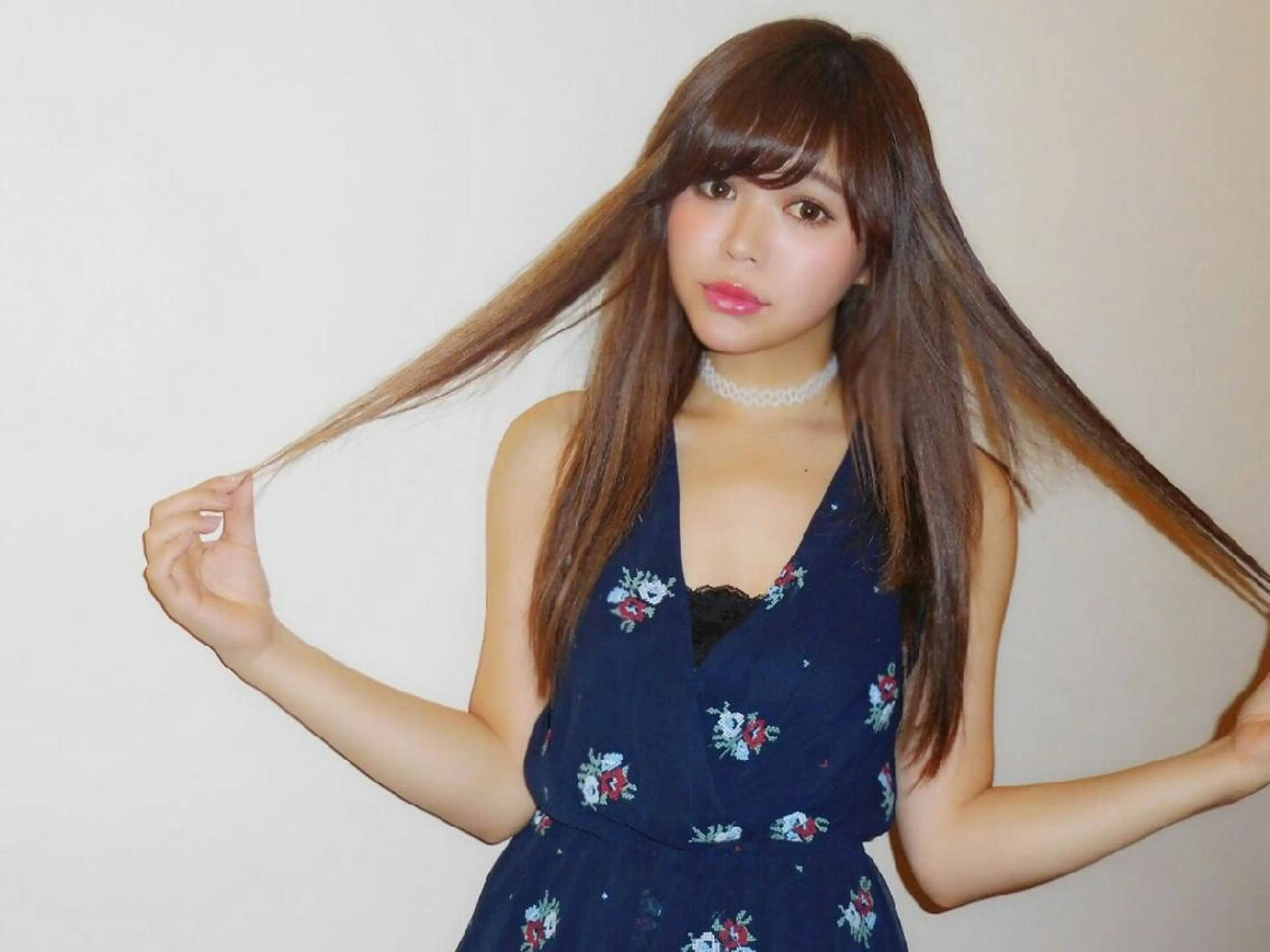 ロング プルエクステ エクステ HIKARI＠ Ruheplatzのヘアスタイル