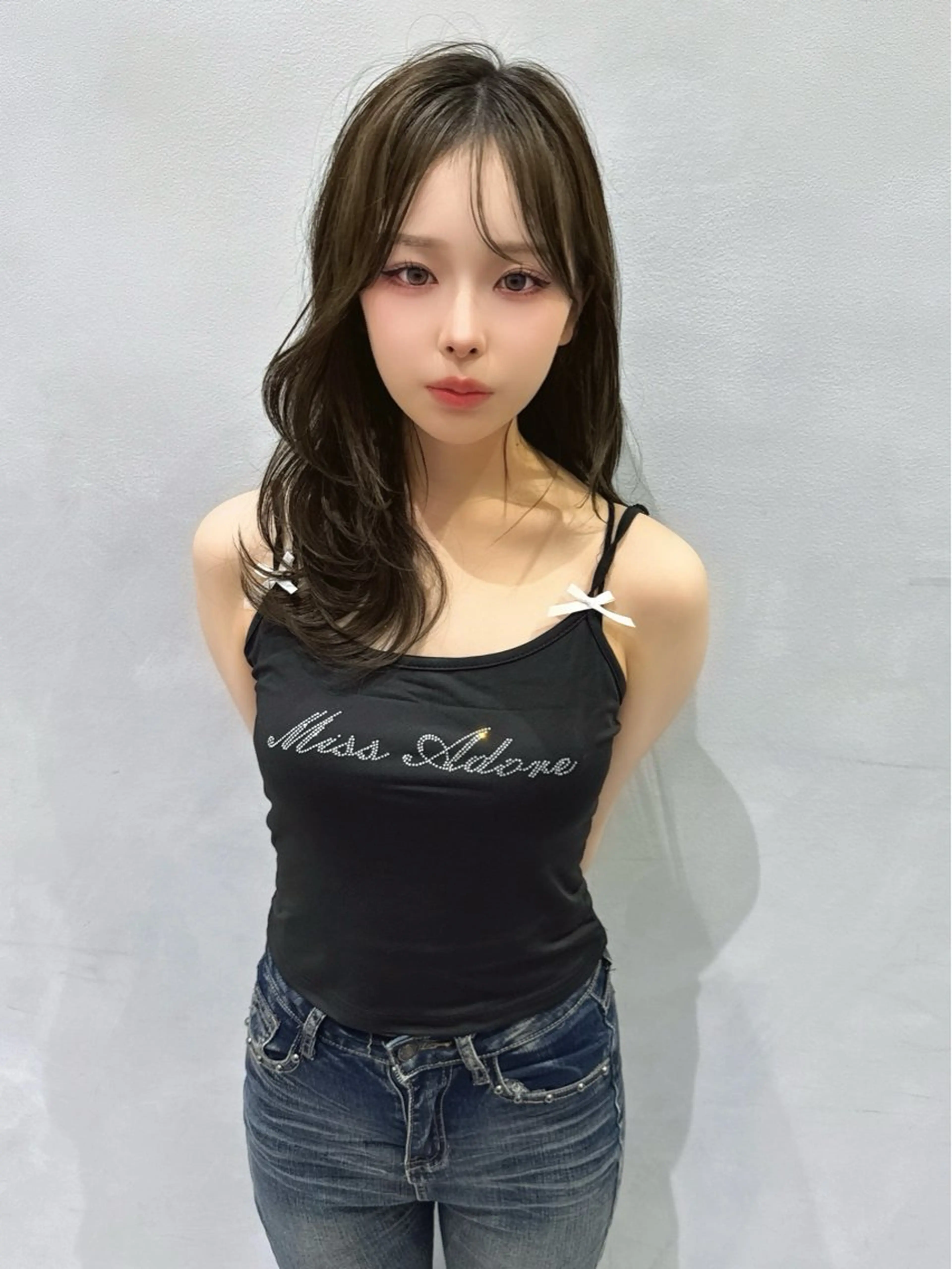 ロング カット ヘアカラー MASHU韓国ヘア/ レイヤー/透明感カラのヘアスタイル