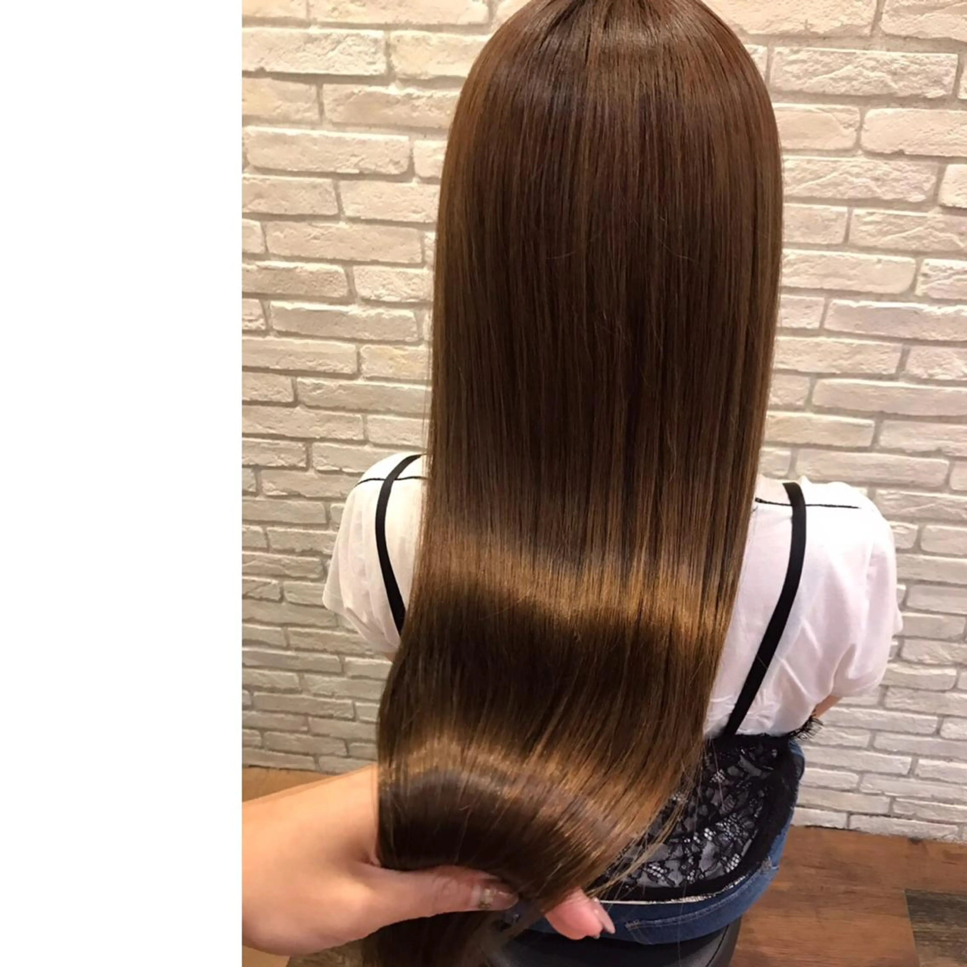 ロング トリートメント 縮毛矯正 トリートメント シールエクステ×美髪 改善/ヨシモトカンジのヘアスタイル