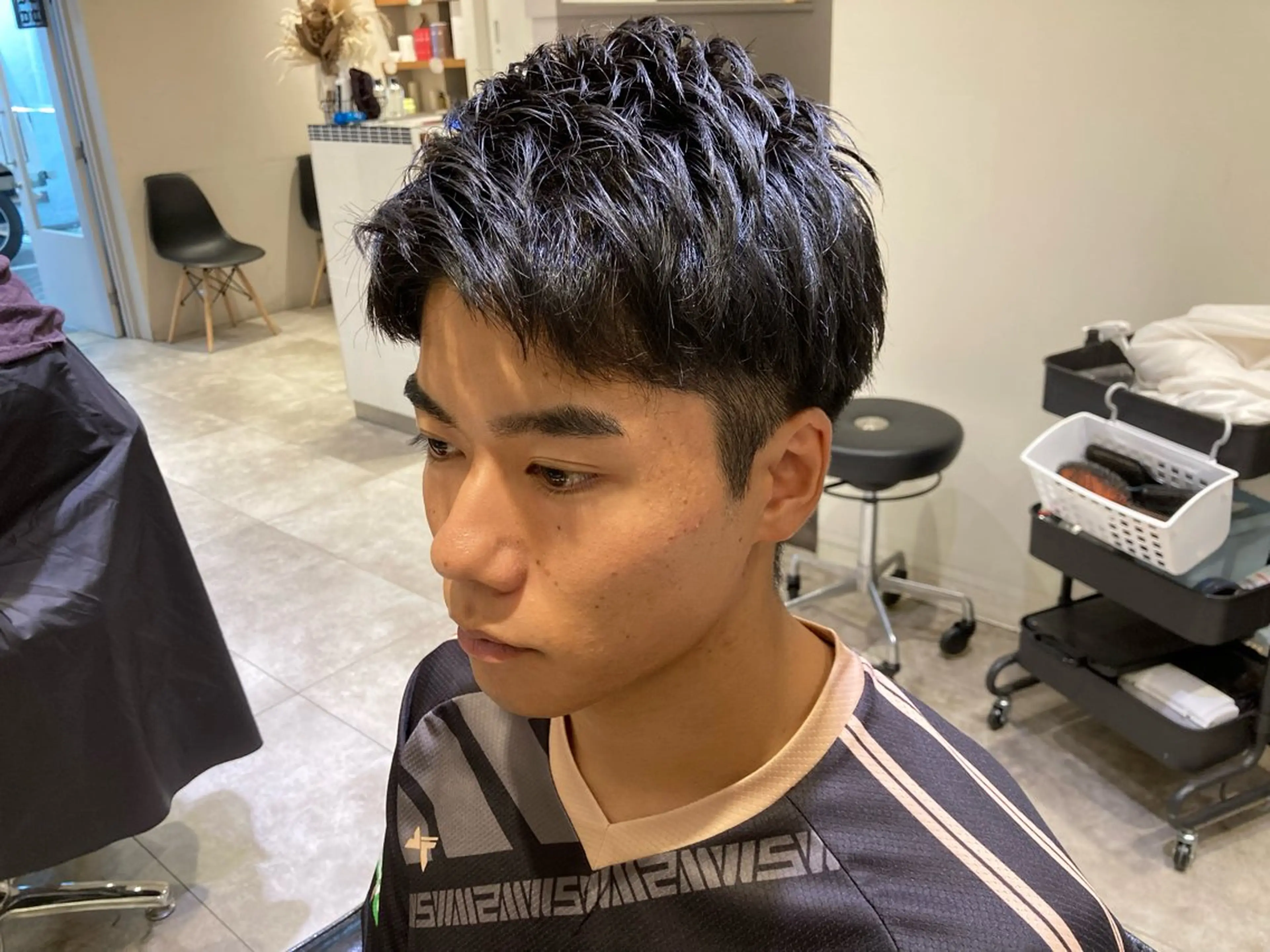 ショート メンズ アップバング メンズベリーショート ベリーショート ショートヘア 男のスタイル革命 健太郎✂︎のヘアスタイル