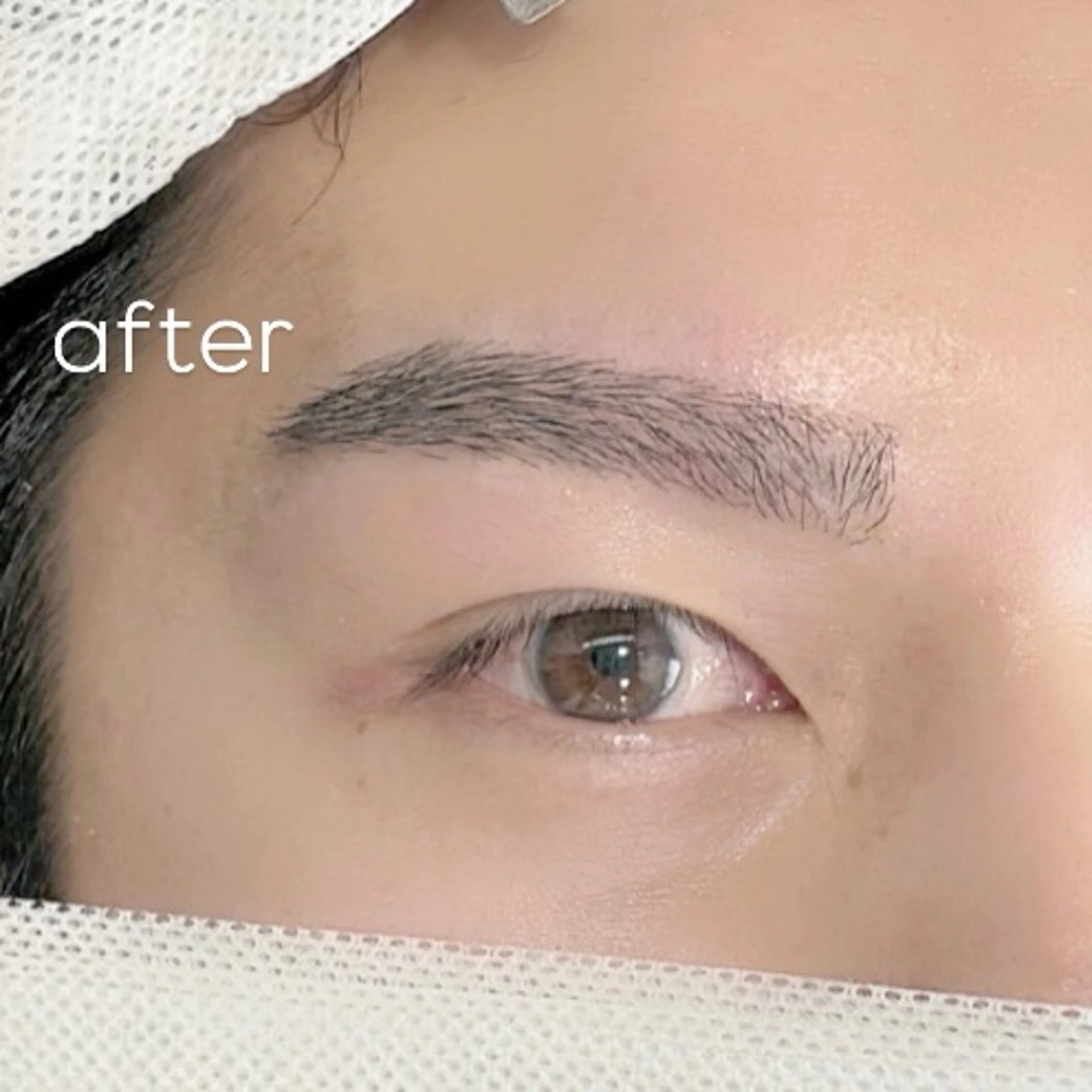 眉ワックス ＋ 間引きの写真