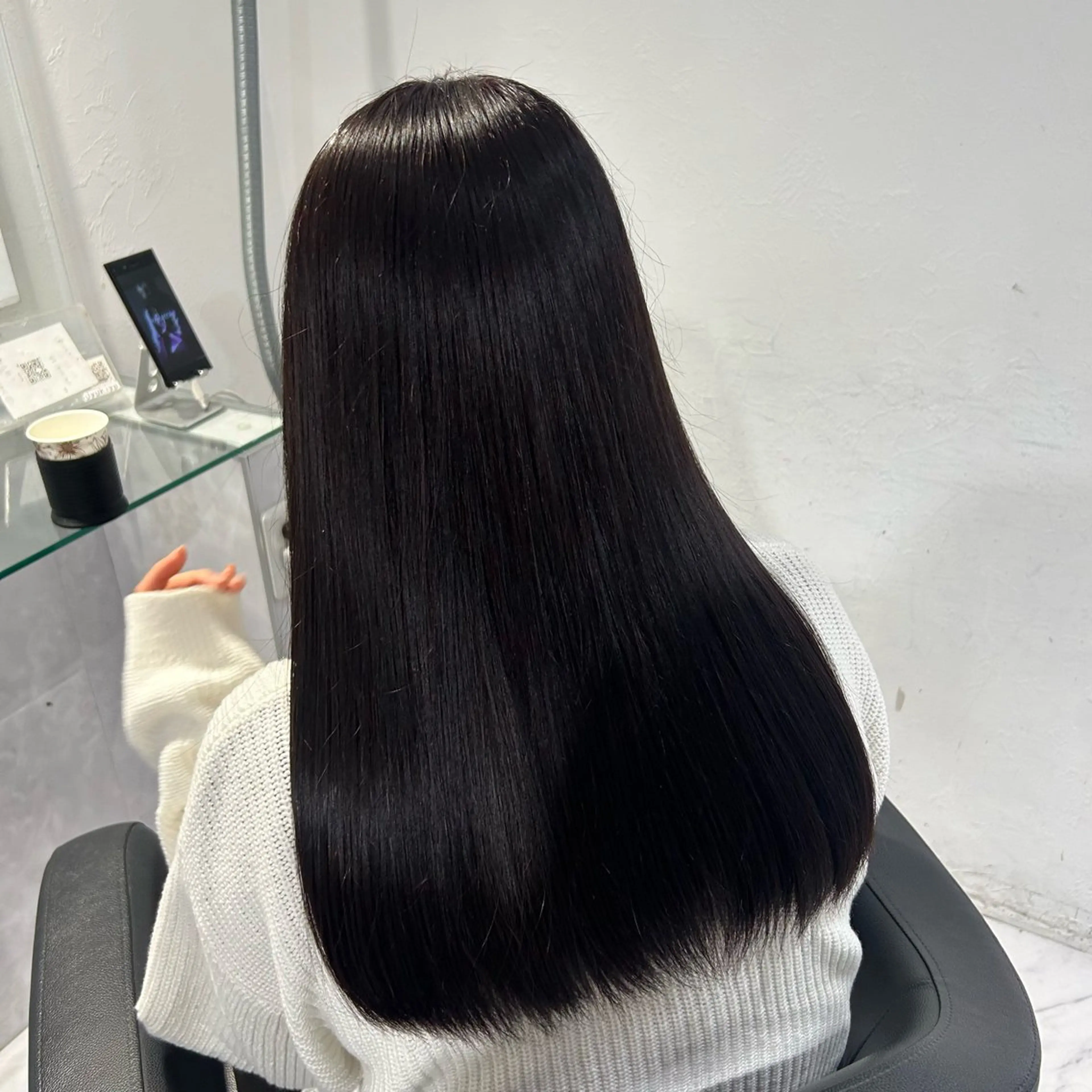 ロング カラー カット ヘアカラー トリートメント 表参道/透明感カラー /暗髪/ジュキヤのヘアスタイル