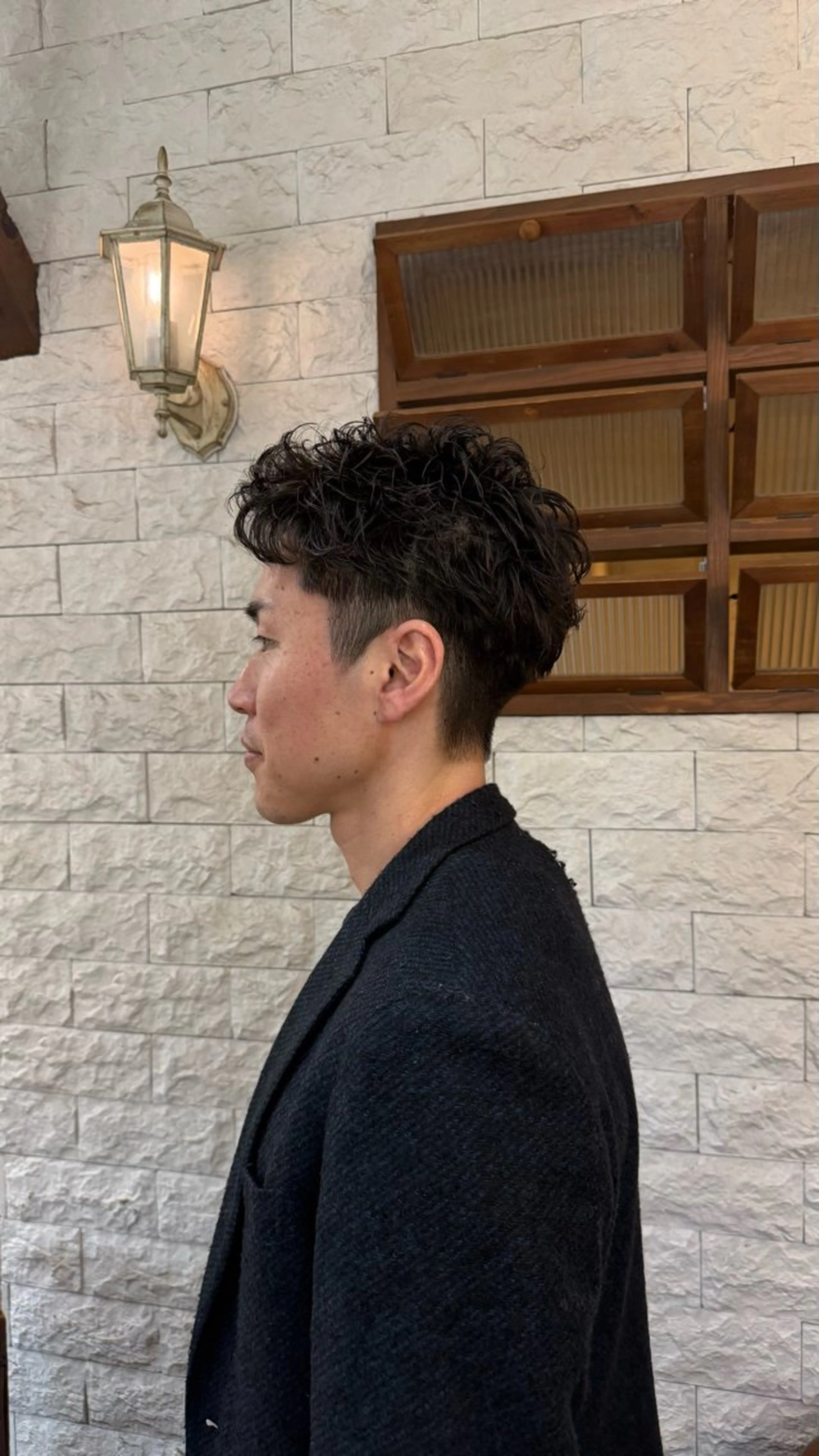 パーマ カット パーマ メンズパーマ✨️/ 縮毛カラー🫧あきはのヘアスタイル