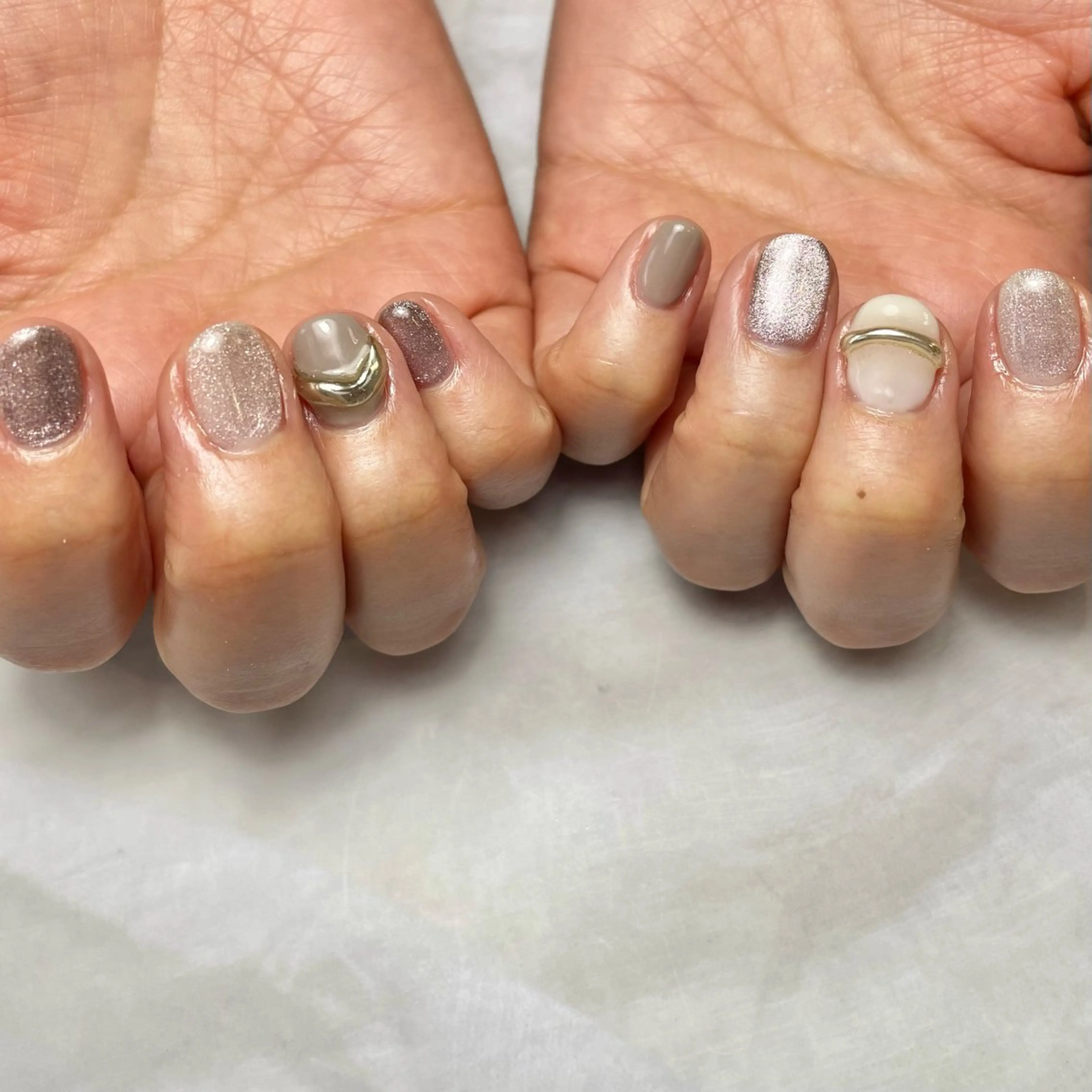 ネイル 持ち込み ハンドネイル Reflection marikoのネイルデザイン