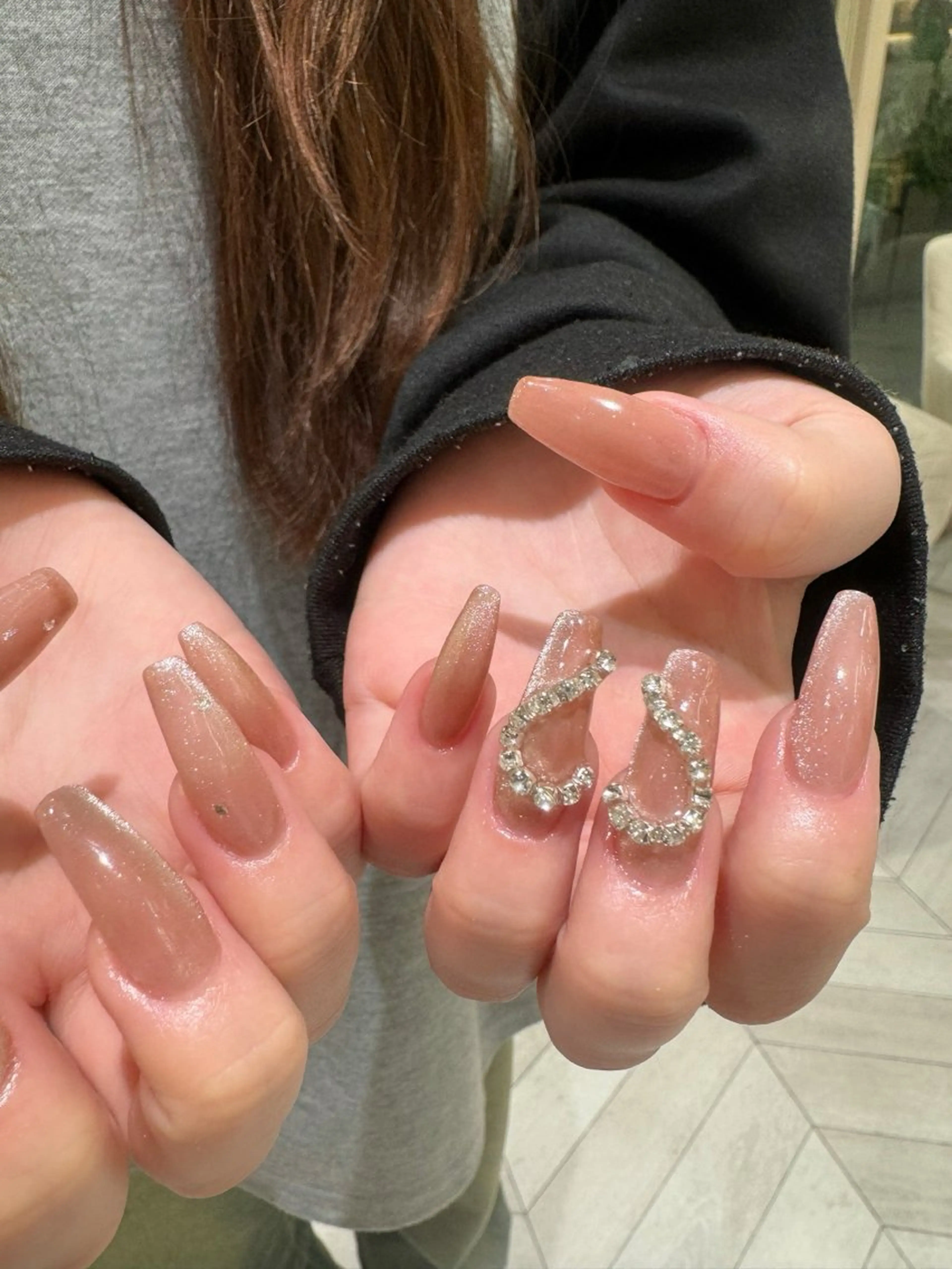 ネイル ハンドネイル なぽ ❤︎ y2k/韓国nailのネイルデザイン