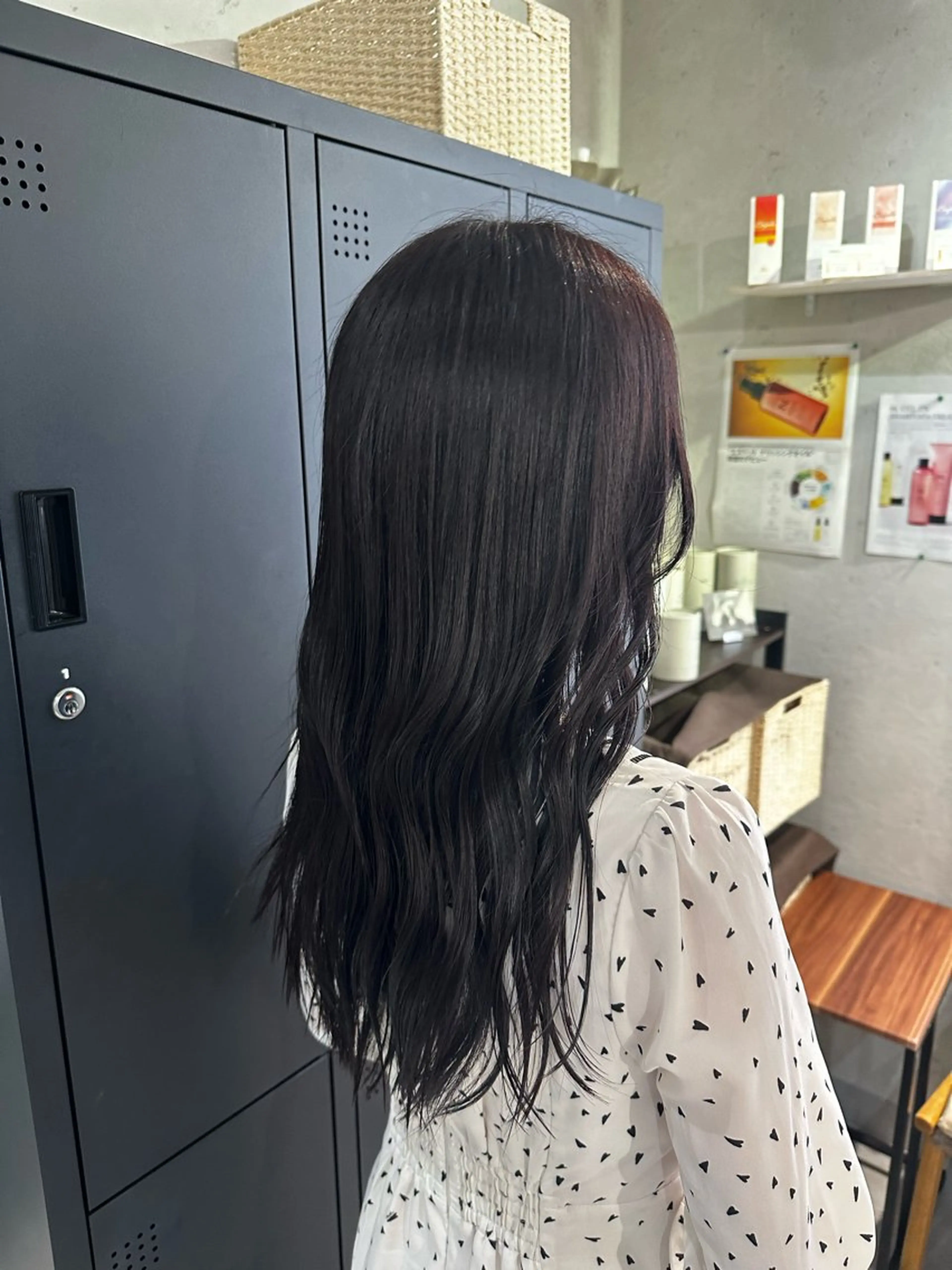 ロング カット パーマ トリートメント JOS所属・上野/エフェクトブリ ーチ✂︎touiのヘアスタイル